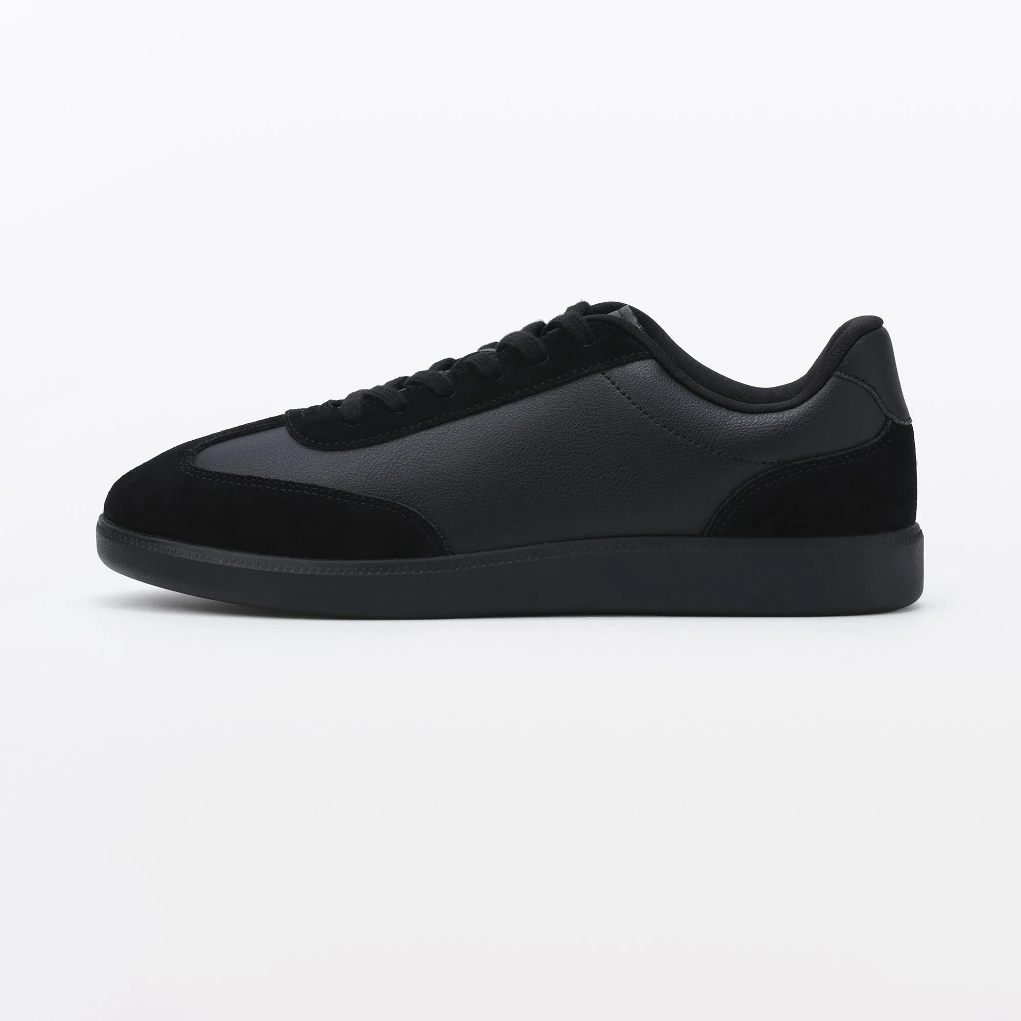 Soft Insole Combination Sneakers - Black - Image 5