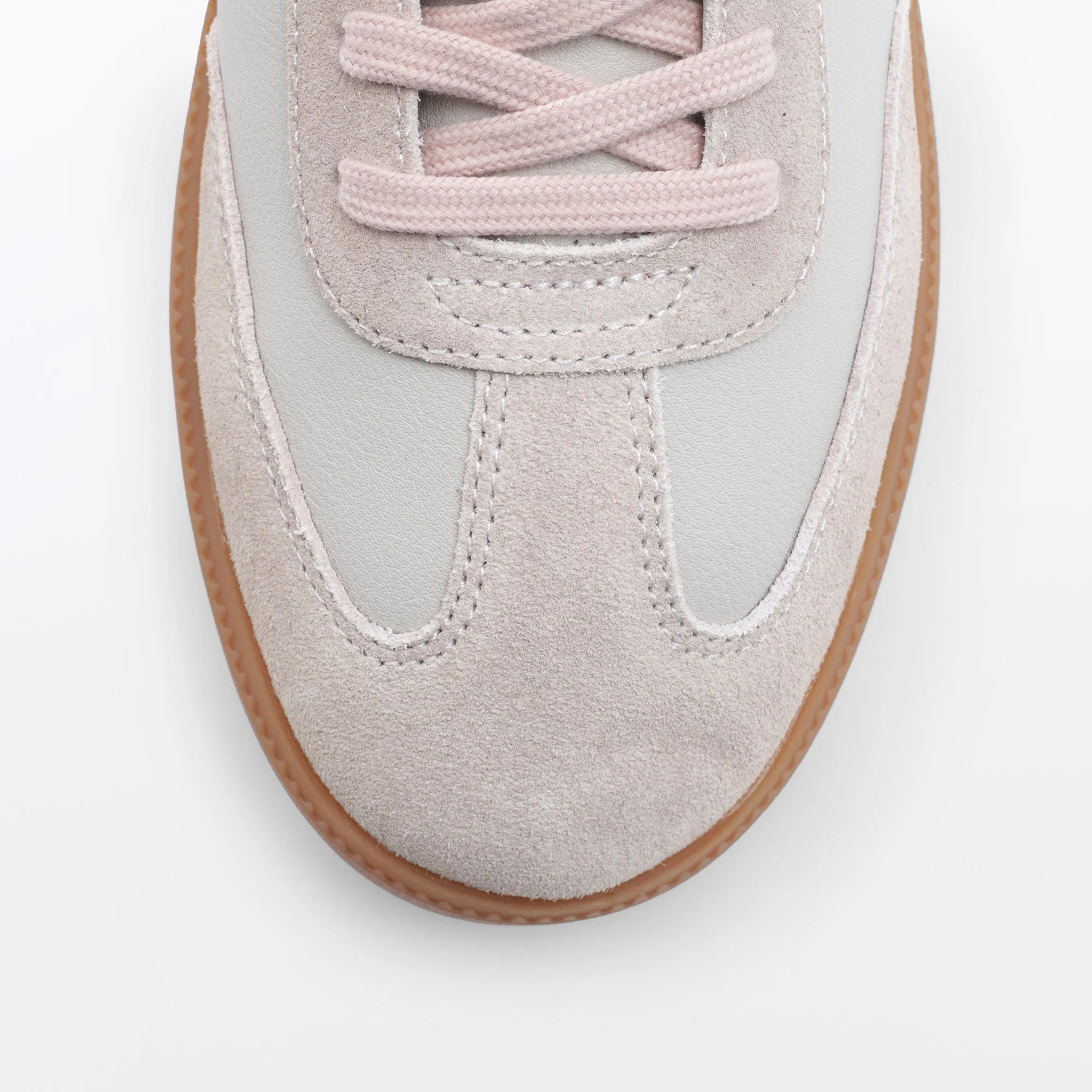 Soft Insole Combination Sneakers - Light Pink - Image 8