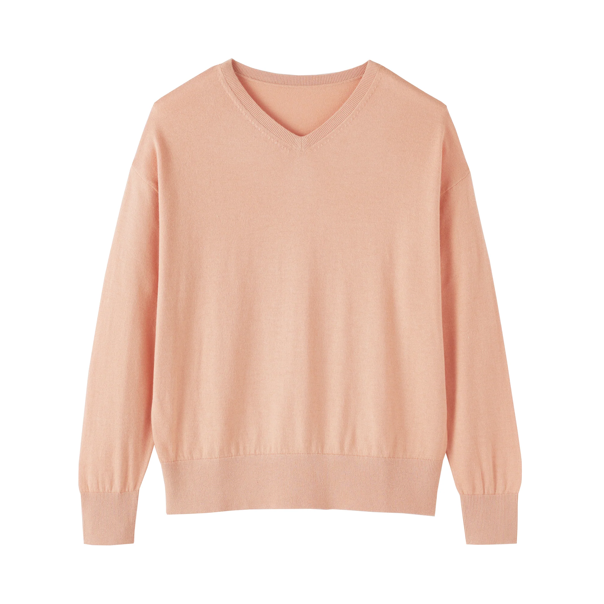 Soy Fiber Blend V-Neck Sweater - Image 23
