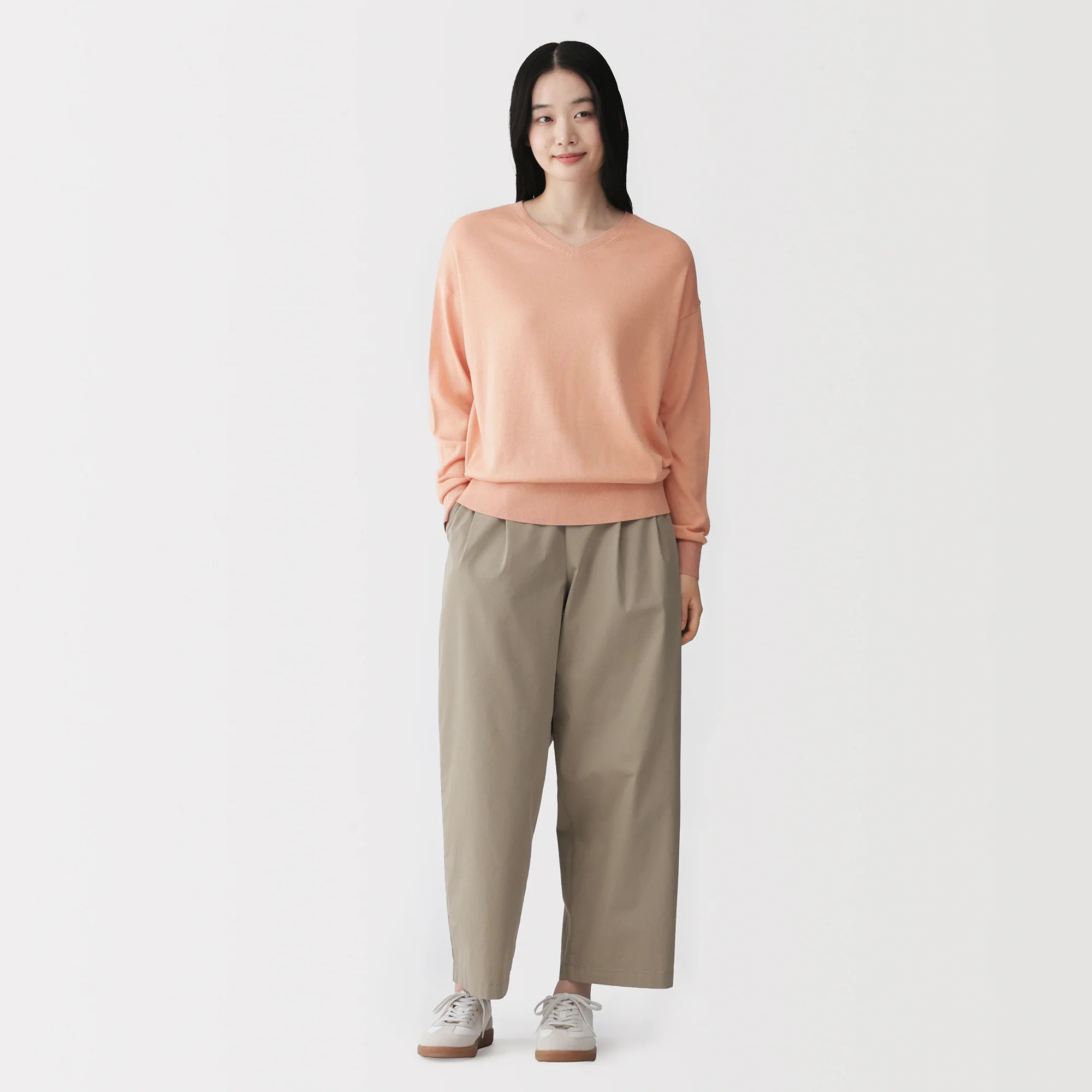 Soy Fiber Blend V-Neck Sweater - Image 25