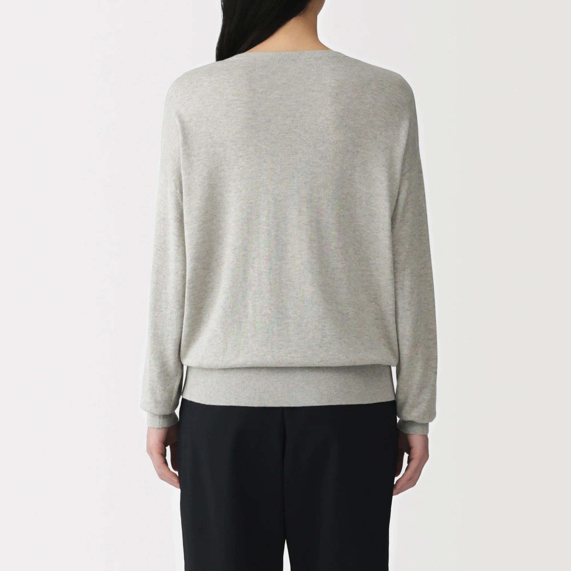 Soy Fiber Blend V-Neck Sweater - Image 6