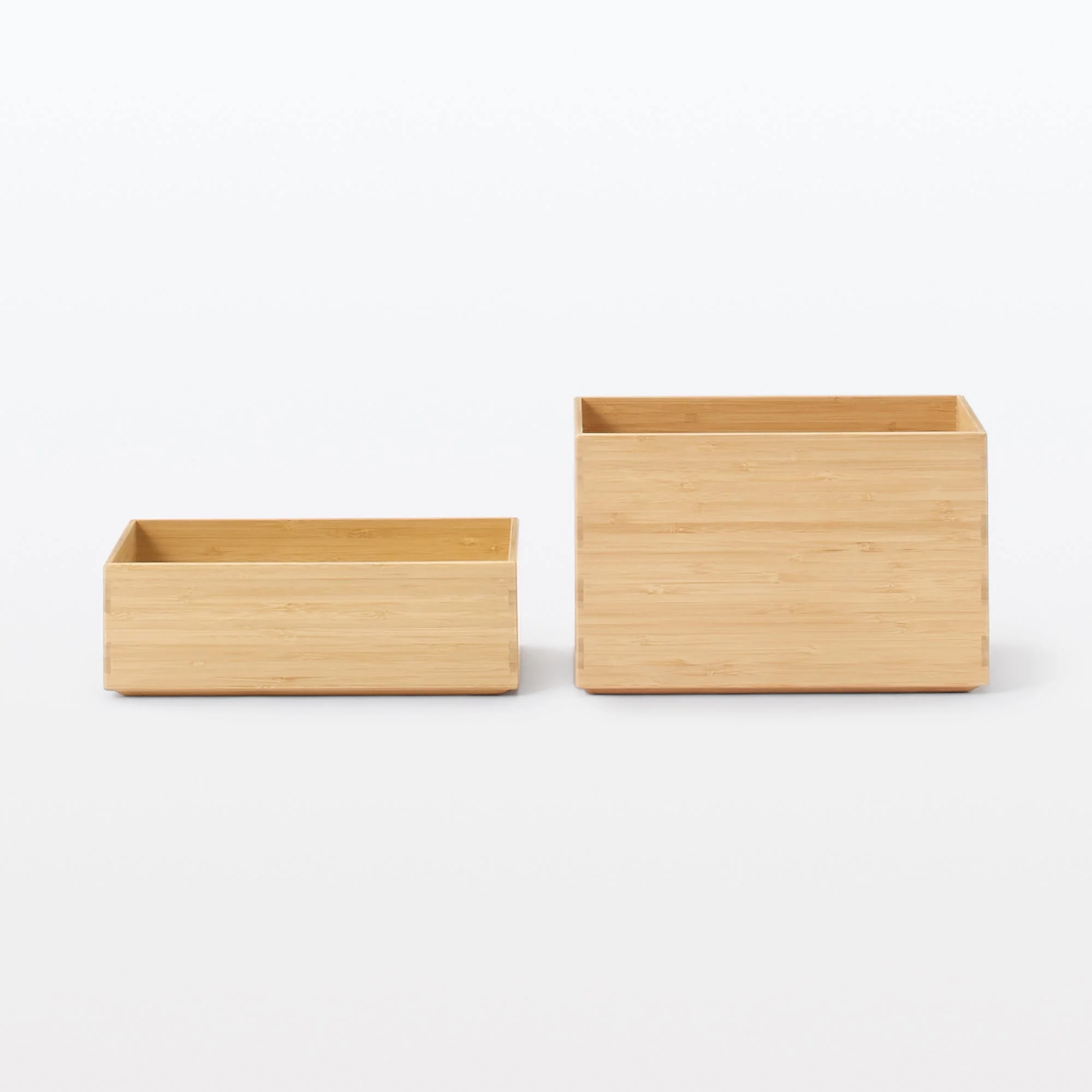 Stackable Bamboo Box - Half - Small (W10.2 x D7.3 x H3.3") - Image 10