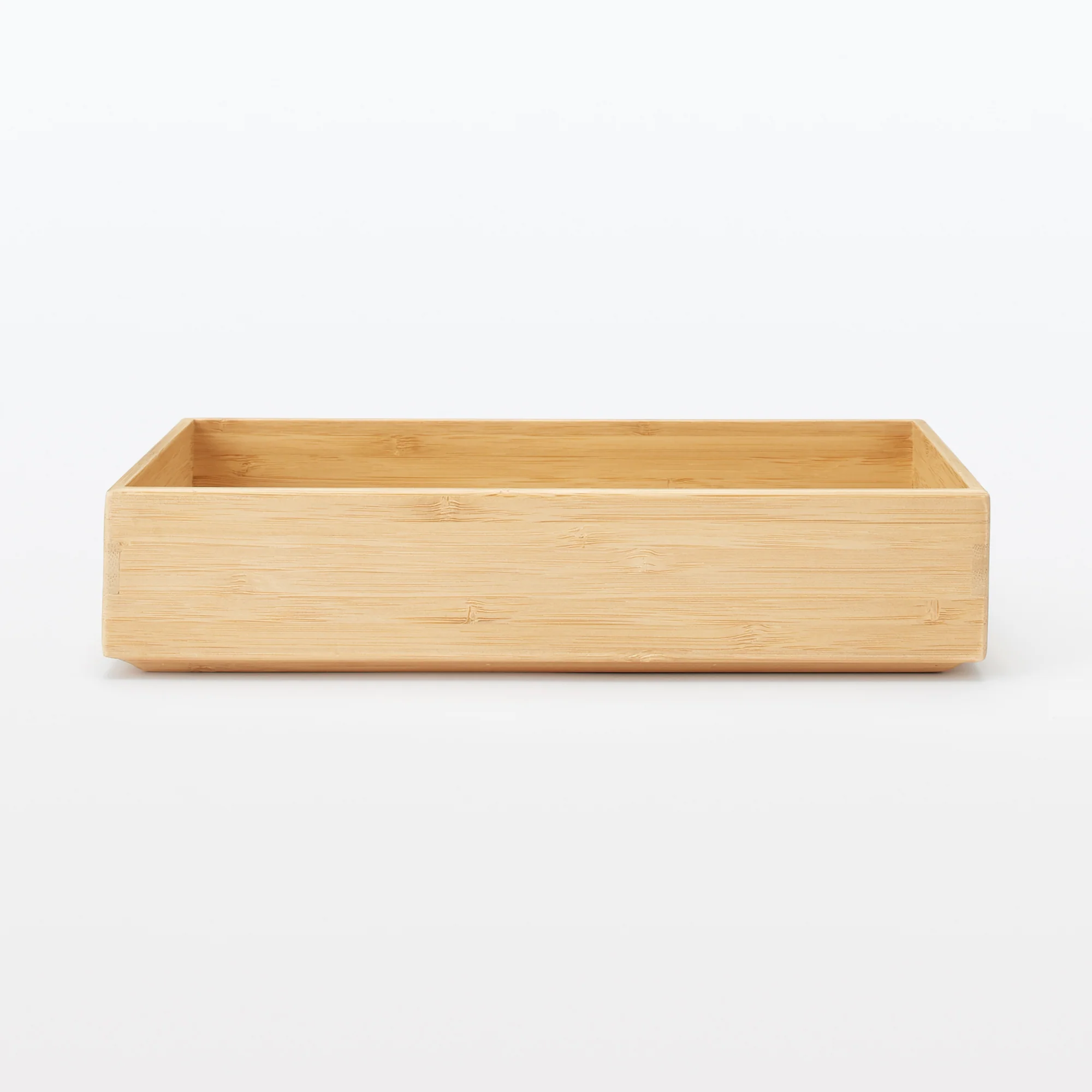 Stackable Bamboo Organizer Box - Medium (W6.7 x D10.2 x H2.2") - Image 4