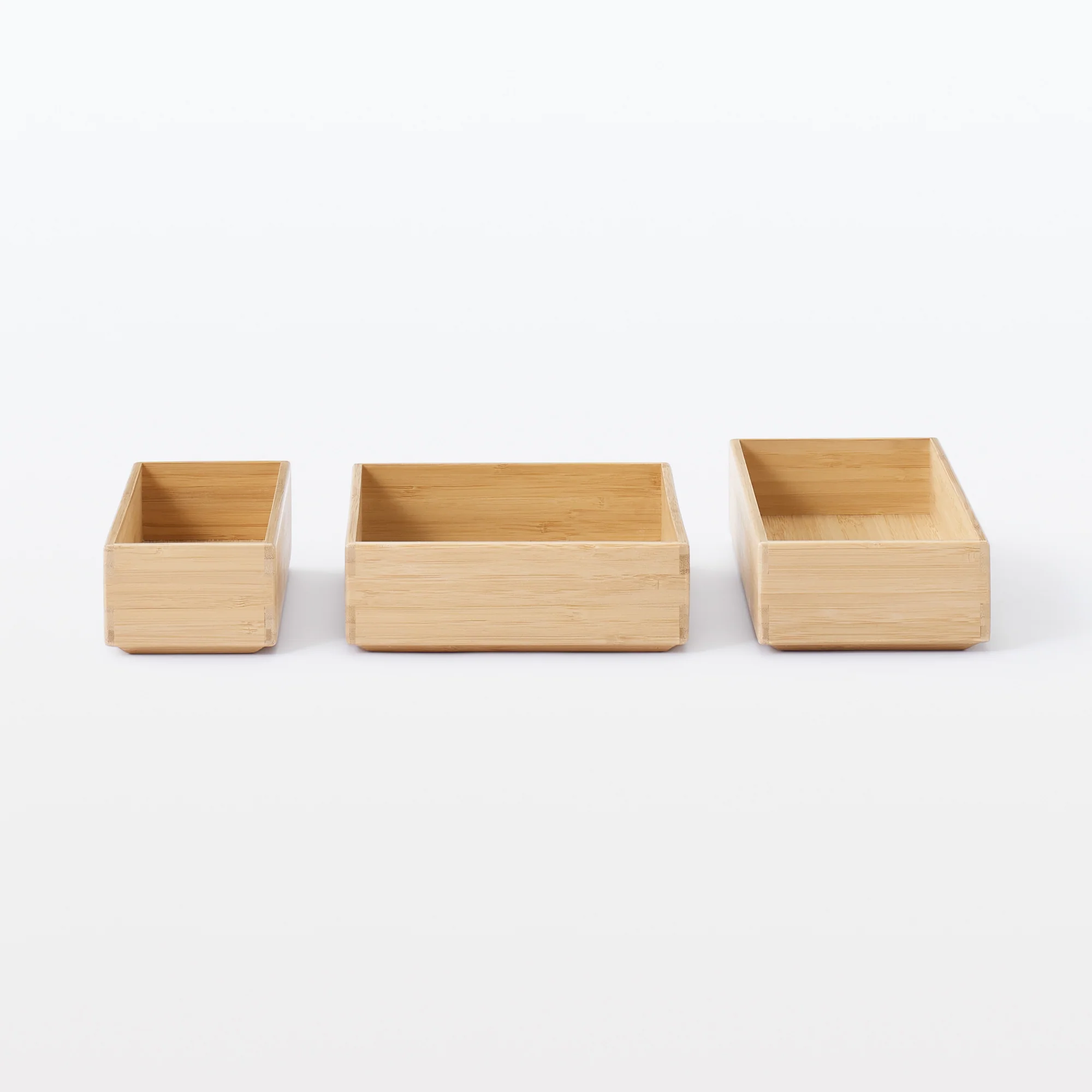 Stackable Bamboo Organizer Box - Medium (W6.7 x D10.2 x H2.2") - Image 8