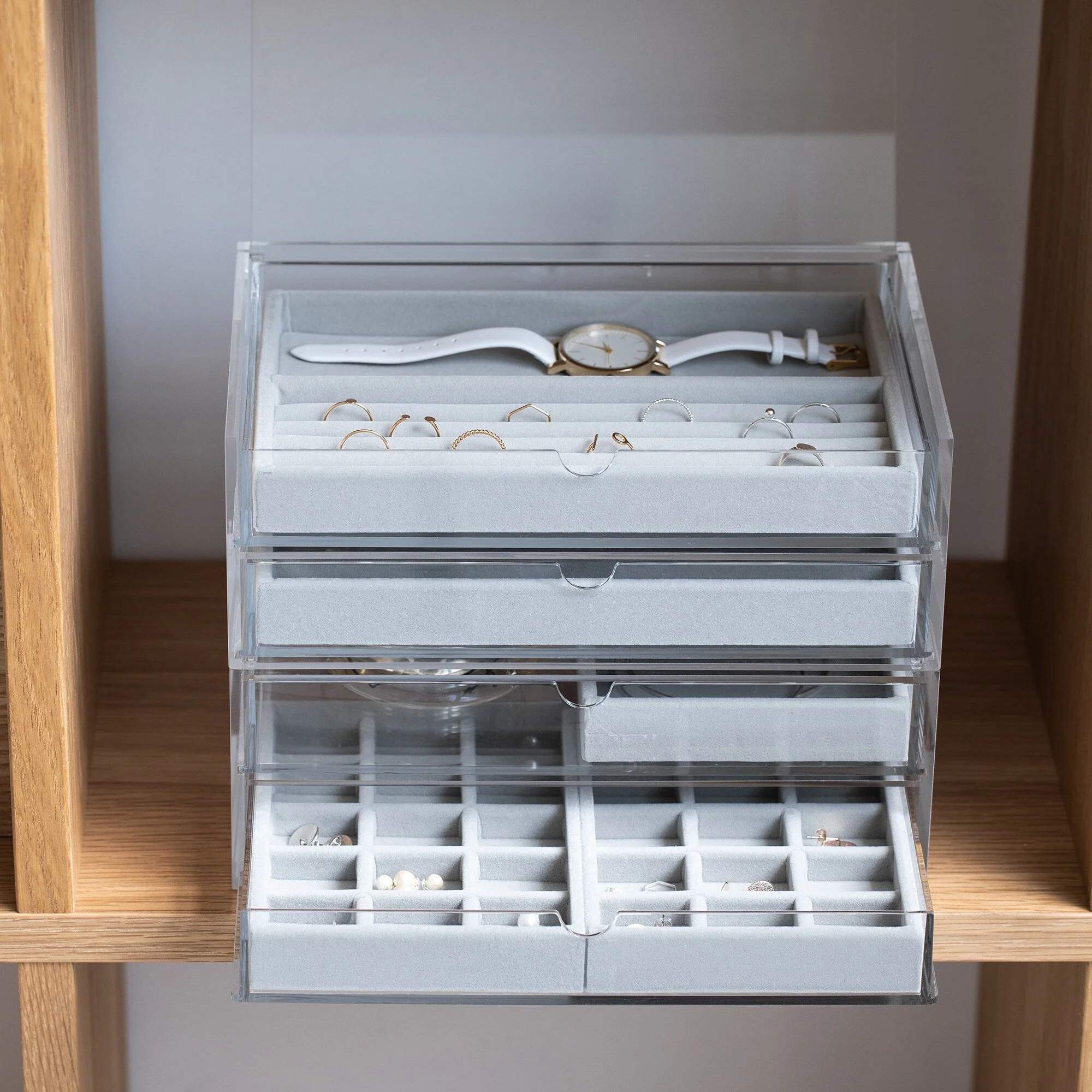 Stackable Velour Case for Accessories - Image 10