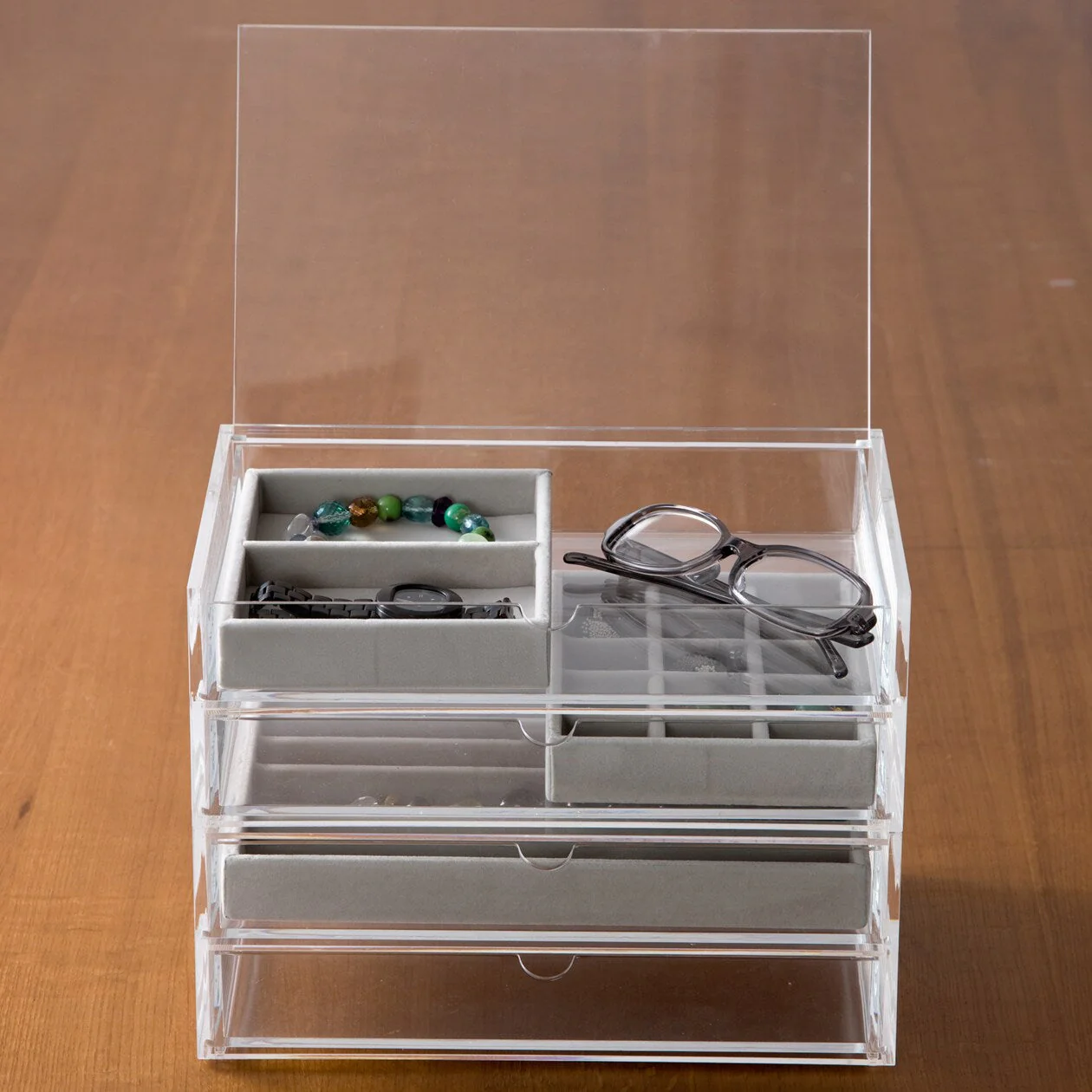 Stackable Velour Case for Accessories - Image 7