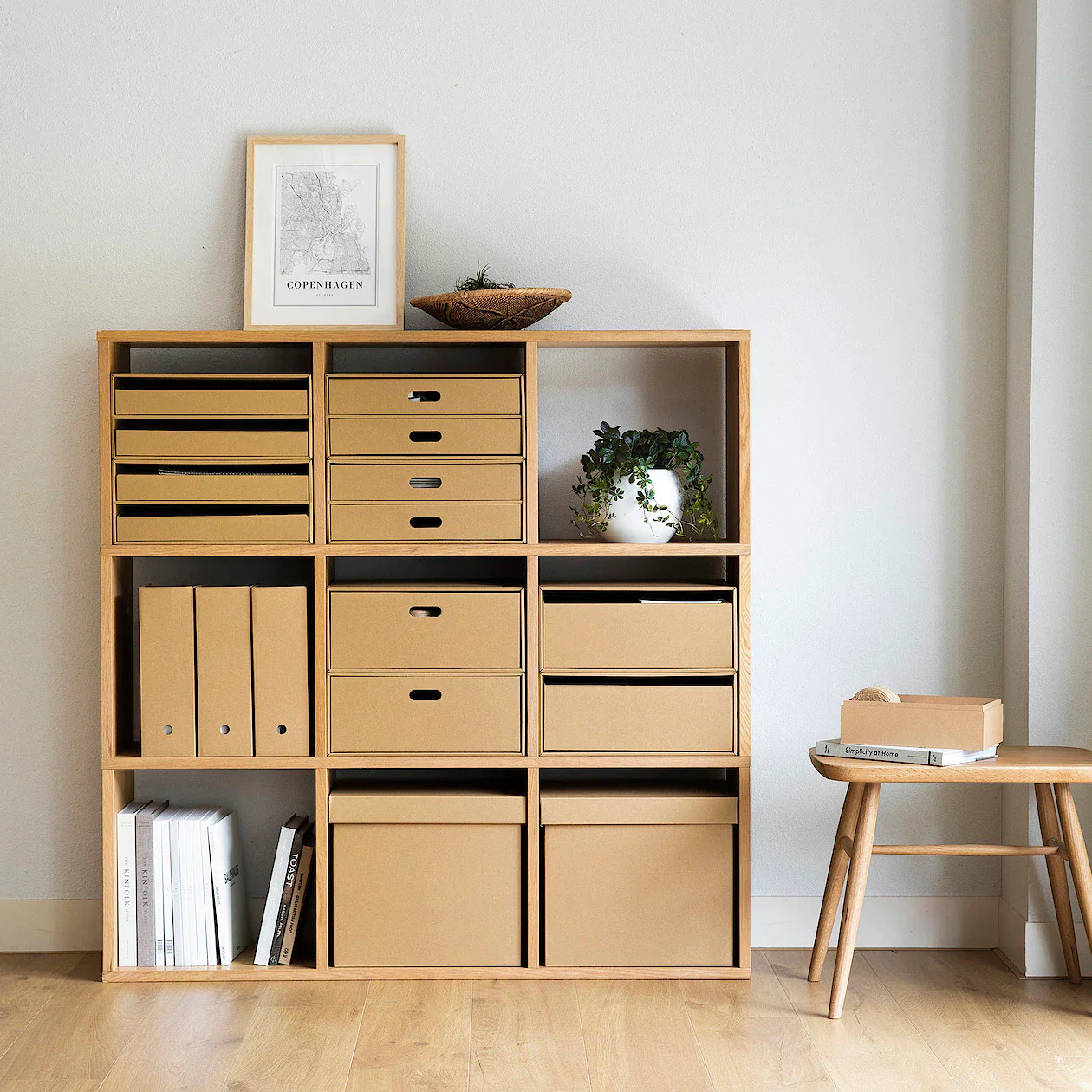 Stacking Shelf Oak Additional - 3 Tiers - Image 5