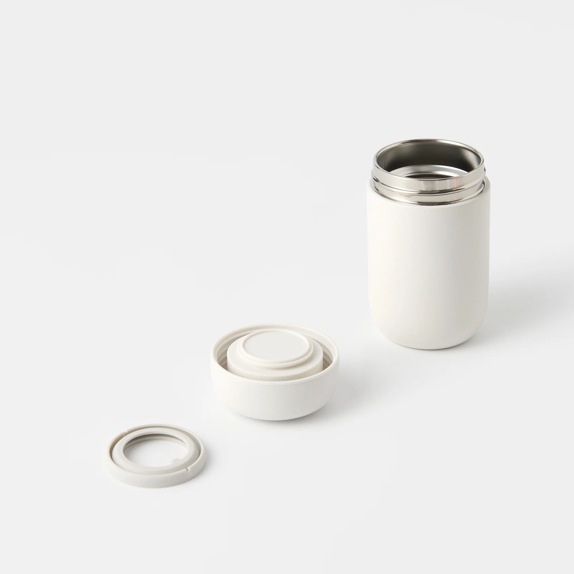 Stainless Steel Bottle - White (7.4 fl oz) - Image 5