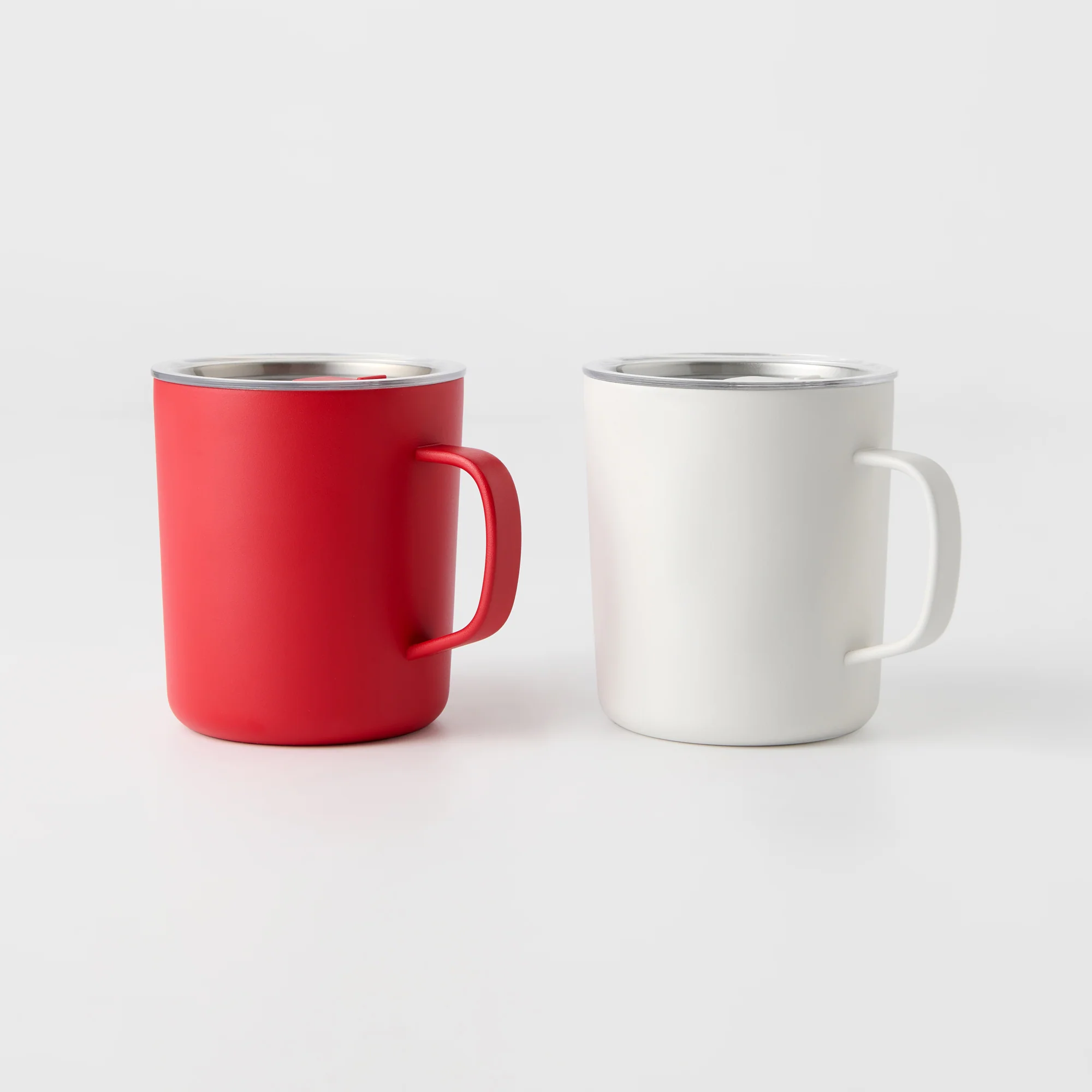 Stainless Steel Mug Cup - White (16.6 fl oz) - Image 10