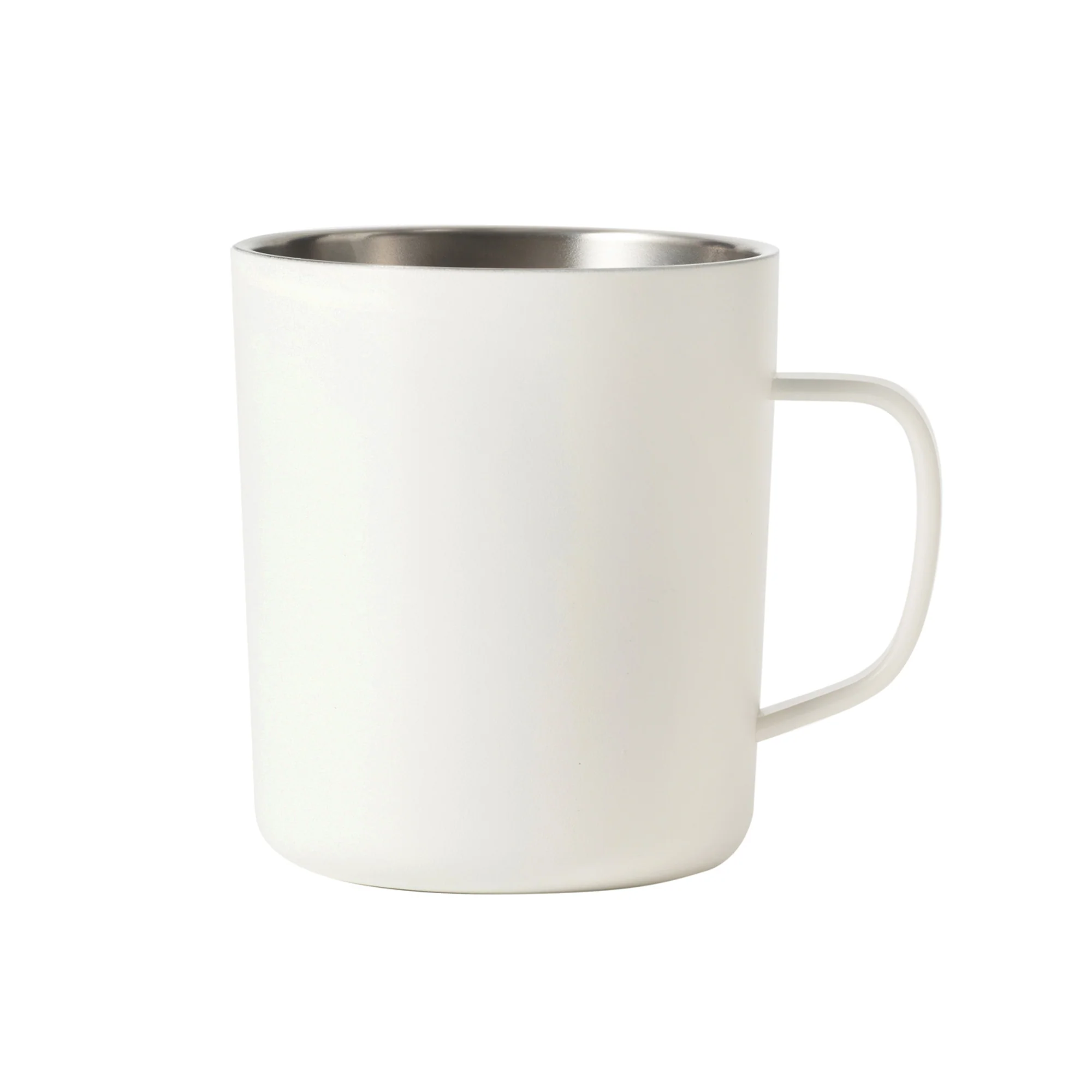 Stainless Steel Mug Cup - White (16.6 fl oz)