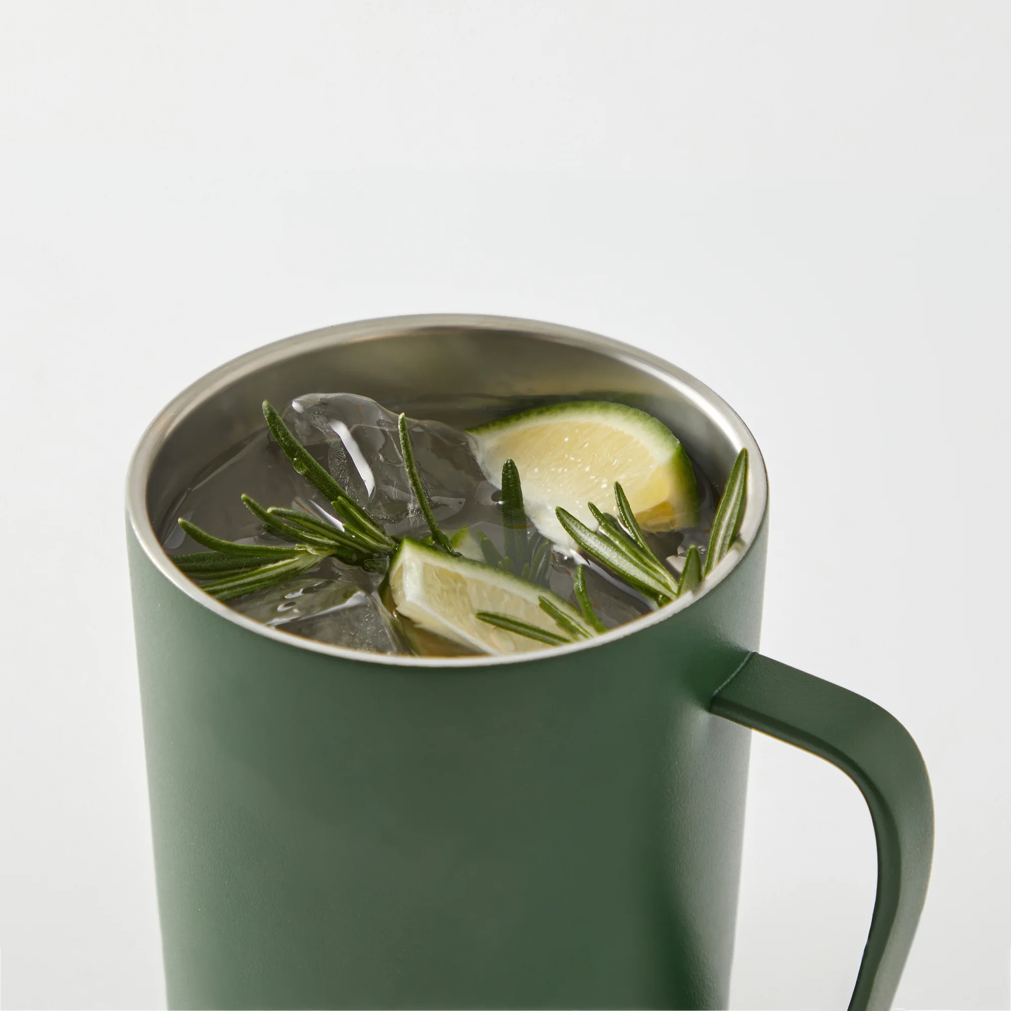 Stainless Steel Mug Cup - White (16.6 fl oz) - Image 7