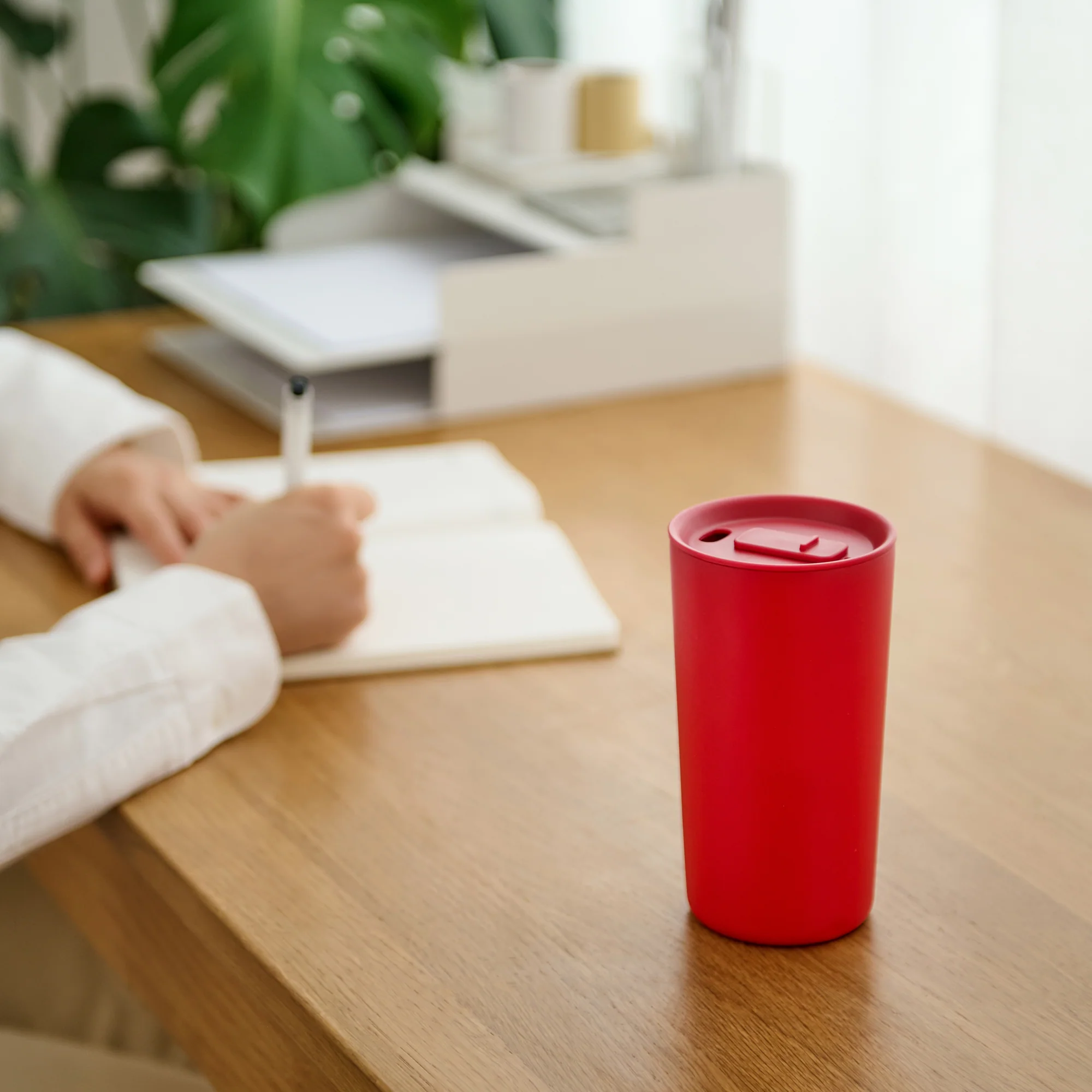 Stainless Steel Tumbler - White (15.2 fl oz) - Image 15