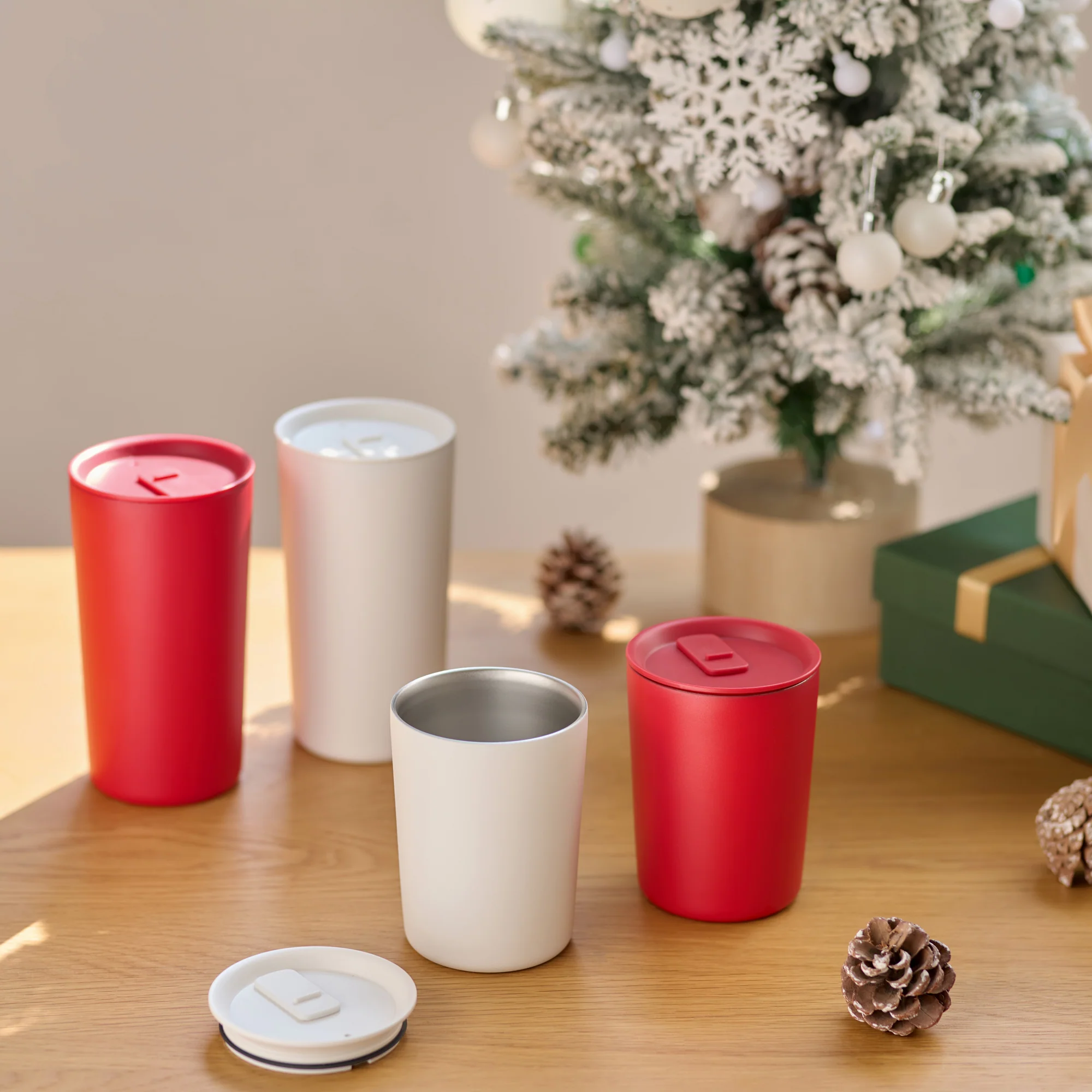 Stainless Steel Tumbler - White (15.2 fl oz) - Image 19