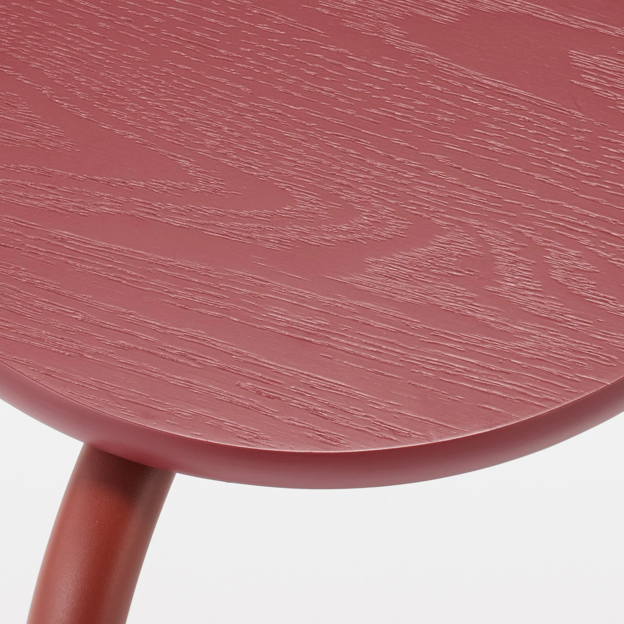 Steel Pipe Stacking Stool - Burgundy - Image 2