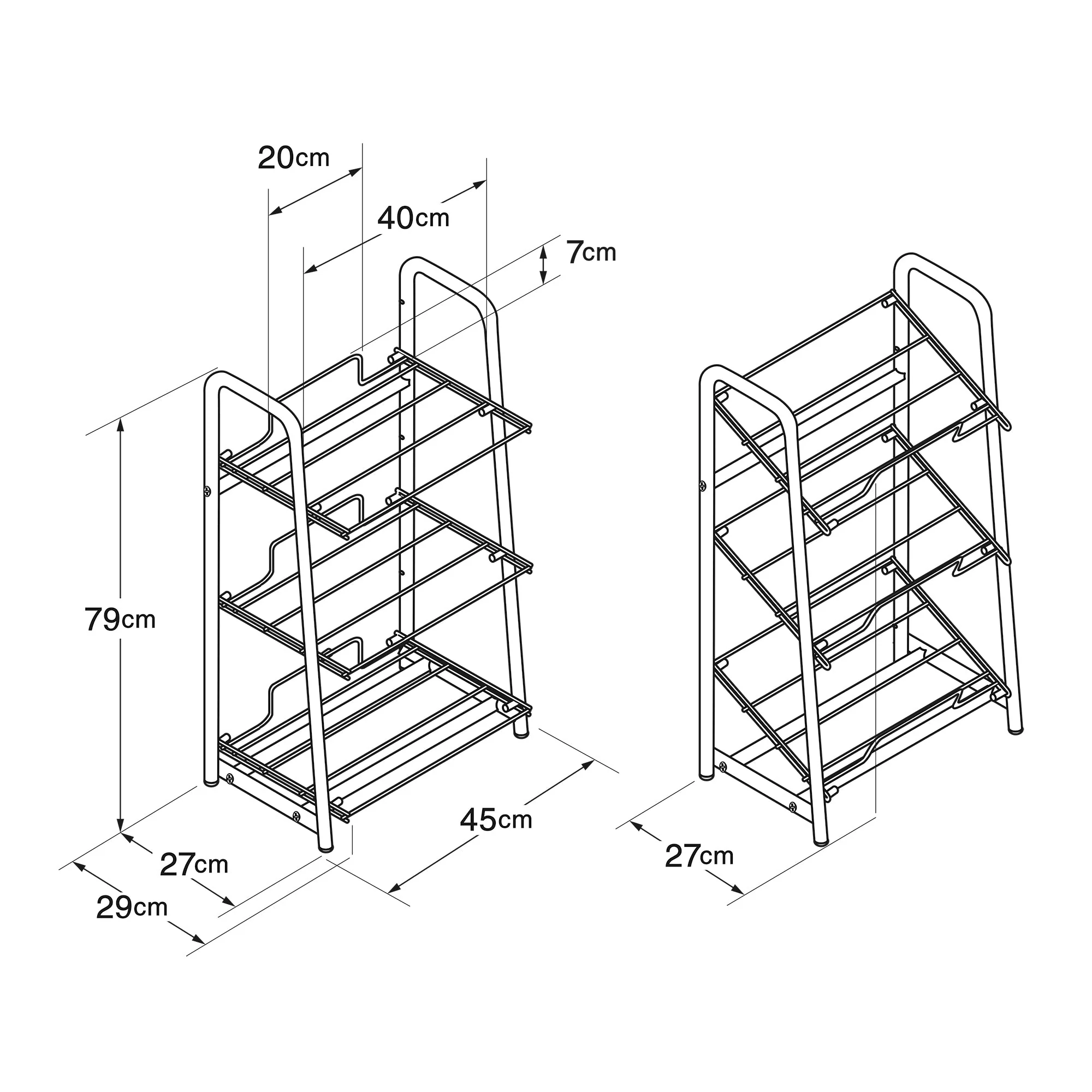 Steel Pipe Storage Rack - Warm Gray - Image 15