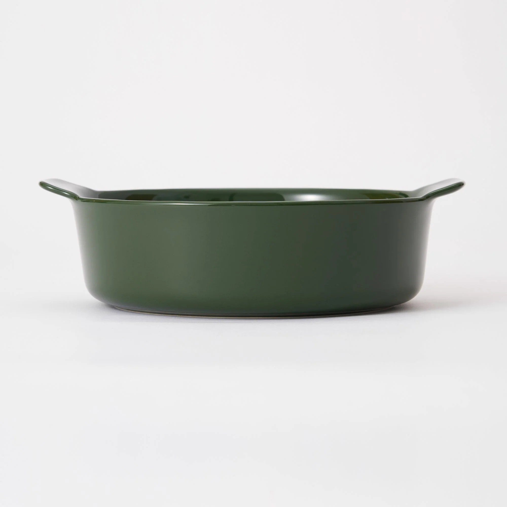 Stoneware Bowl (Dia. 8.2") - Dark Green - Image 2
