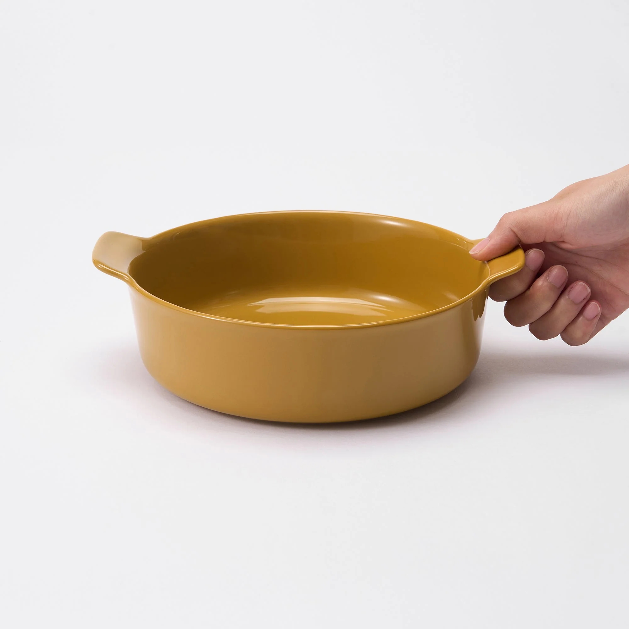 Stoneware Bowl (Dia. 8.2") - Mustard Yellow - Image 6