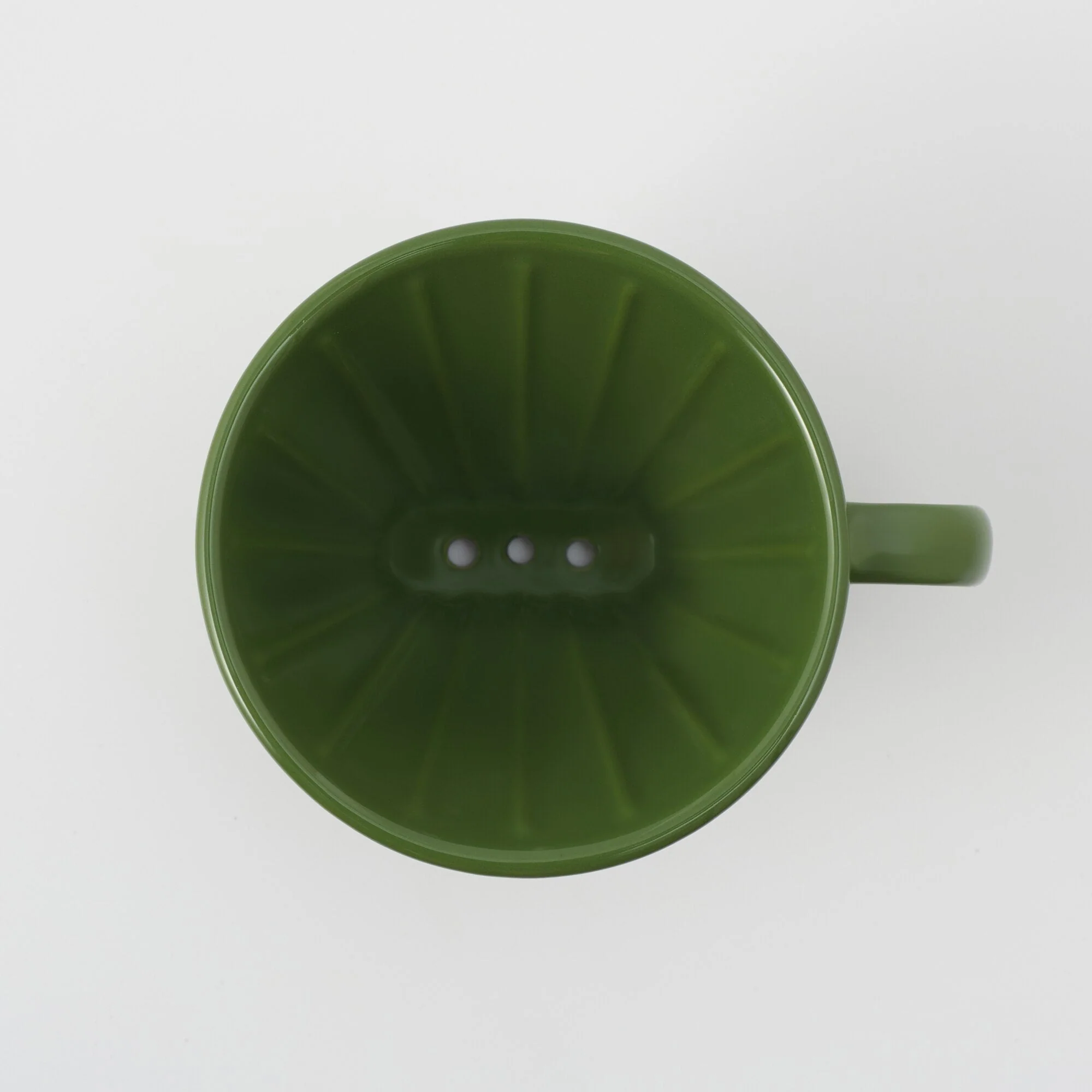 Stoneware Coffee Dripper - Green - Image 3