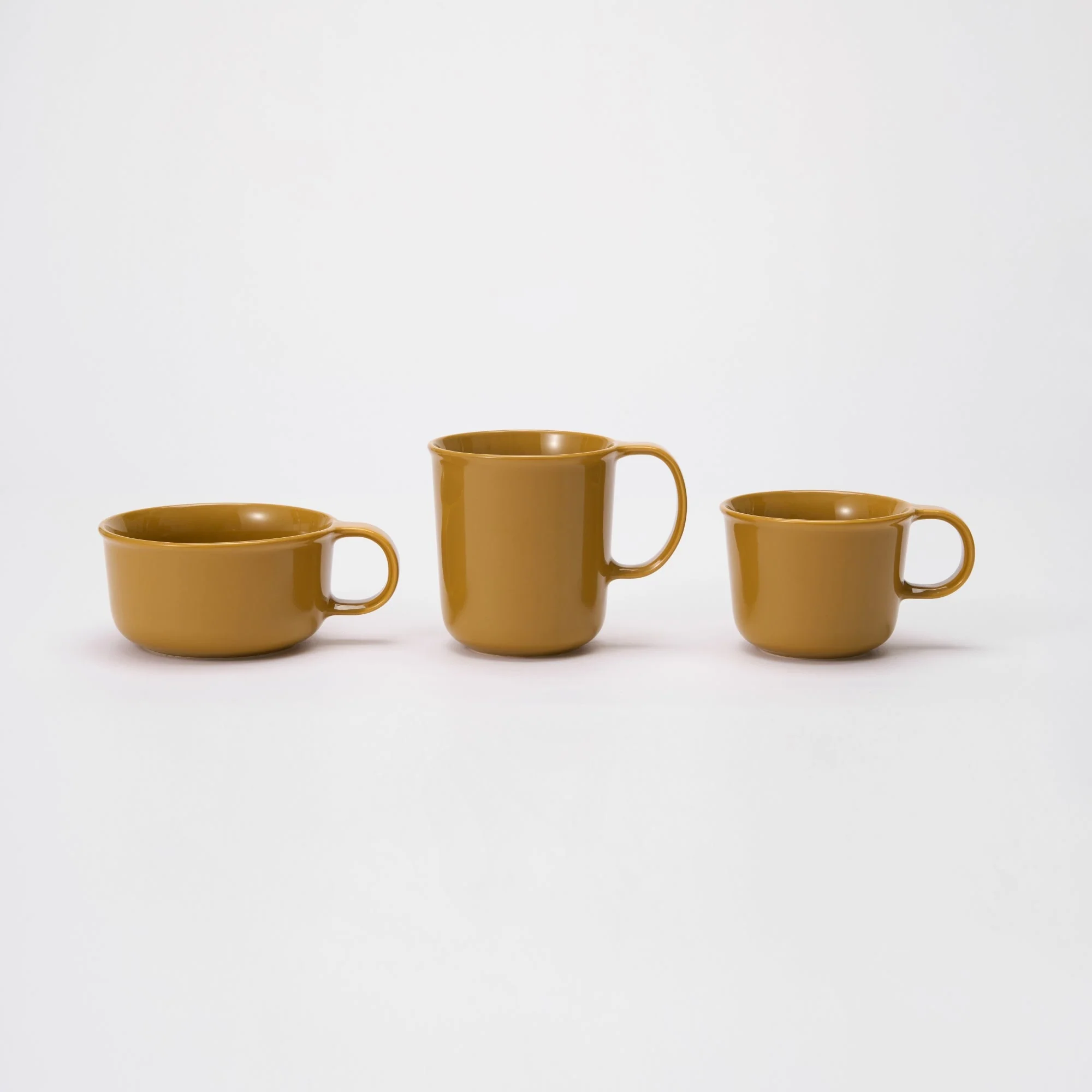 Stoneware Mug Cup (16.6 fl oz) - Mustard Yellow - Image 10