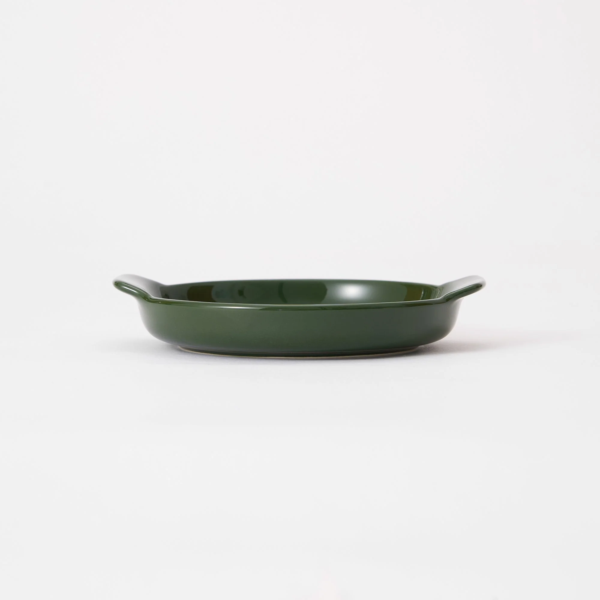 Stoneware Plate (Dia. 5") - Dark Green - Image 3