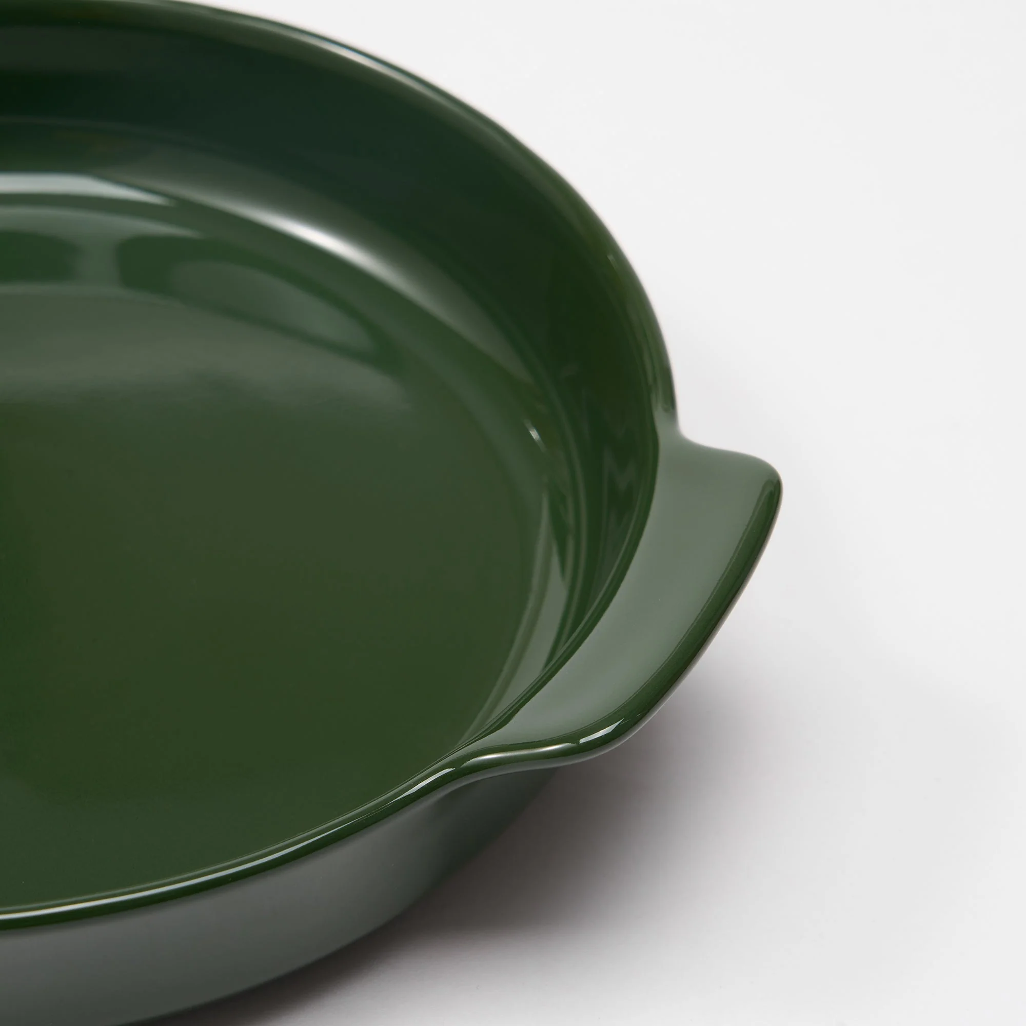 Stoneware Plate (Dia. 8.3") - Dark Green - Image 6