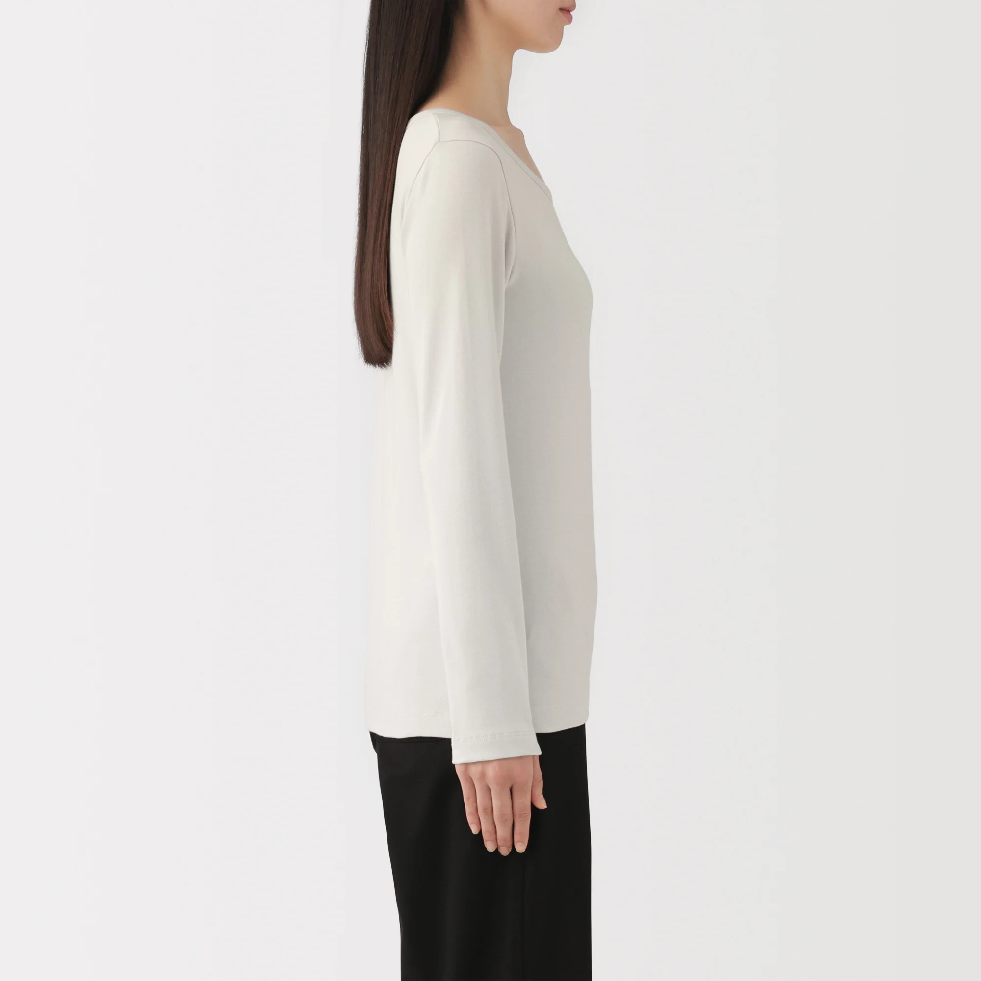 Stretch Rib Crewneck T-Shirt - Image 5