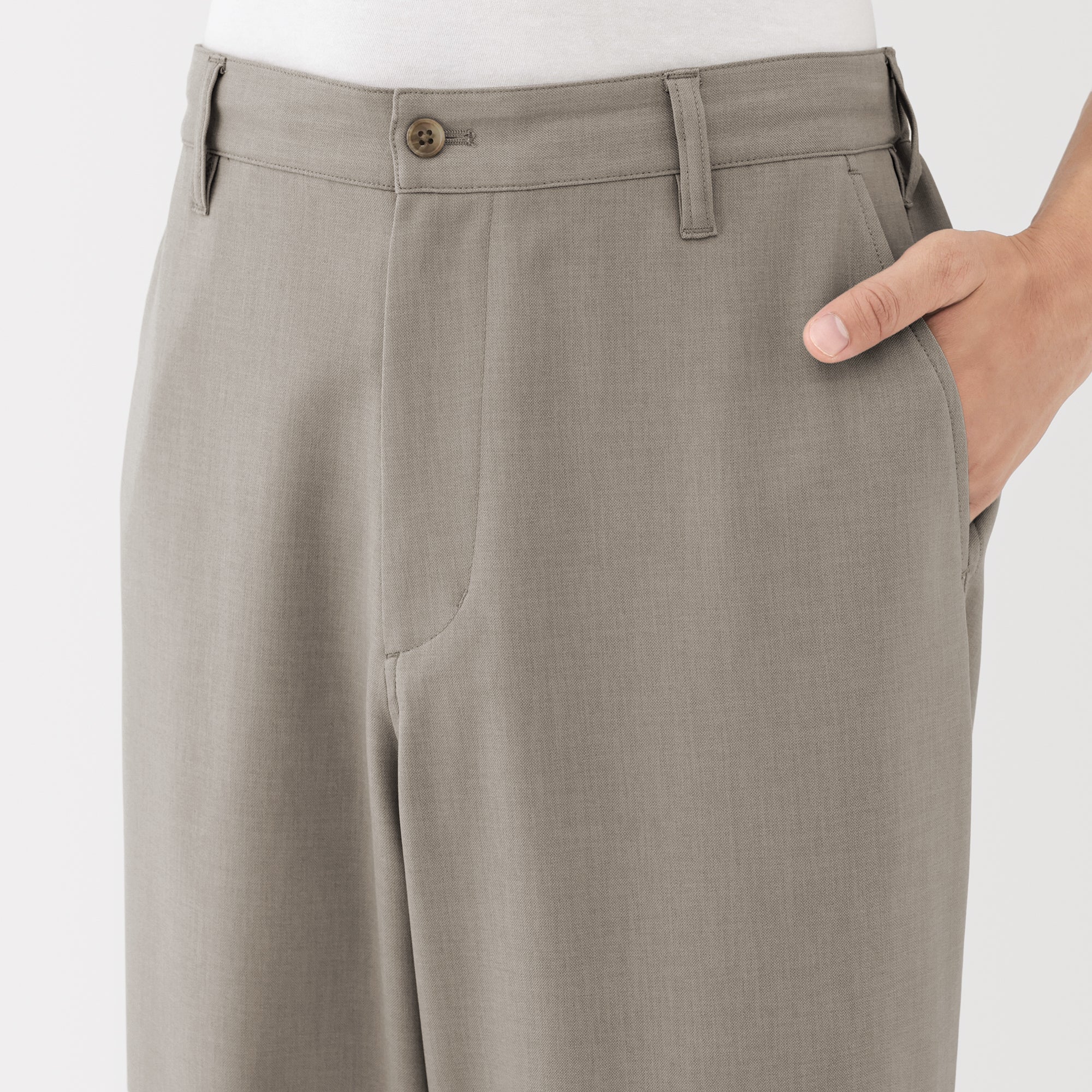 Stretch Wide Trousers - Image 7