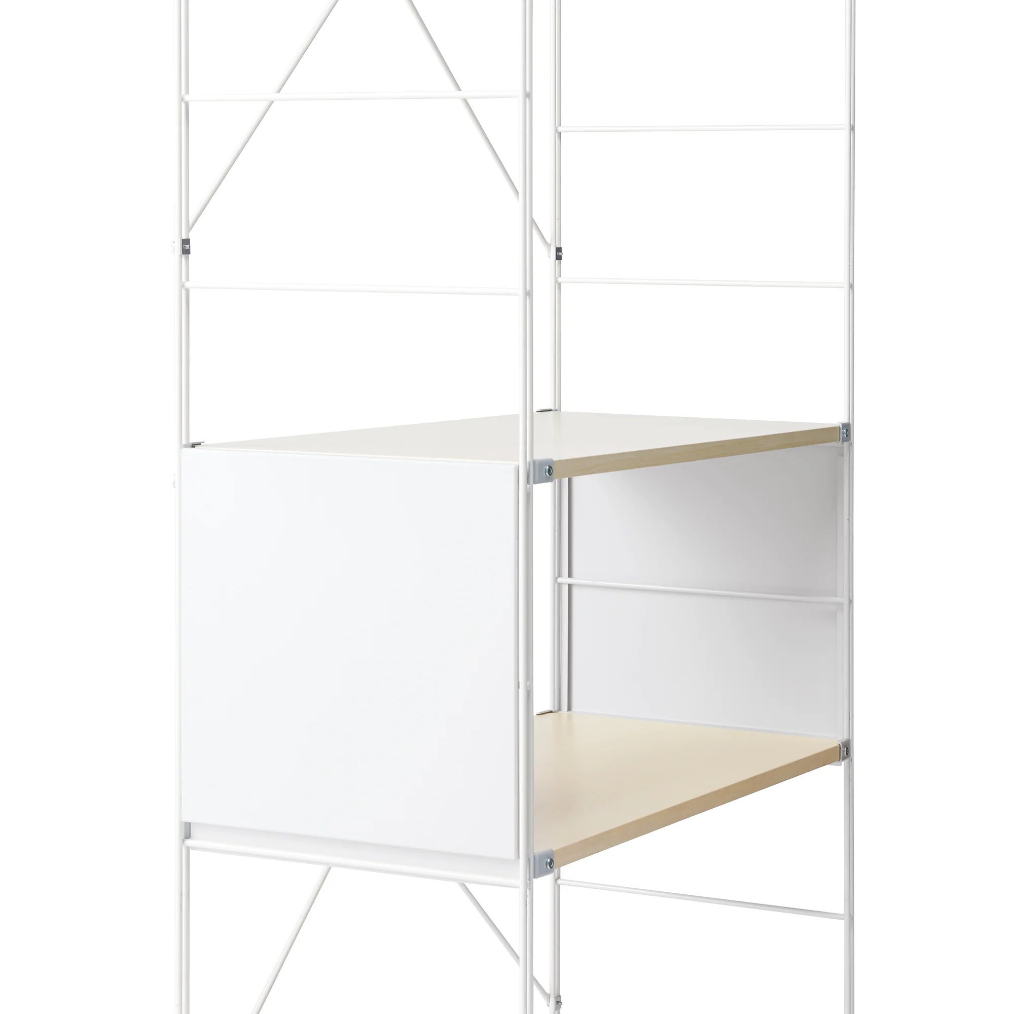 SUS Shelving Unit Side Panel - White Gray - Small