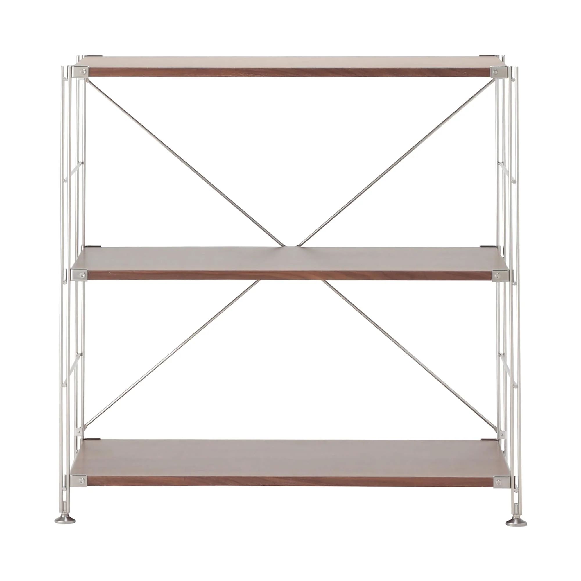 SUS Shelving Unit - Walnut - Wide - Small