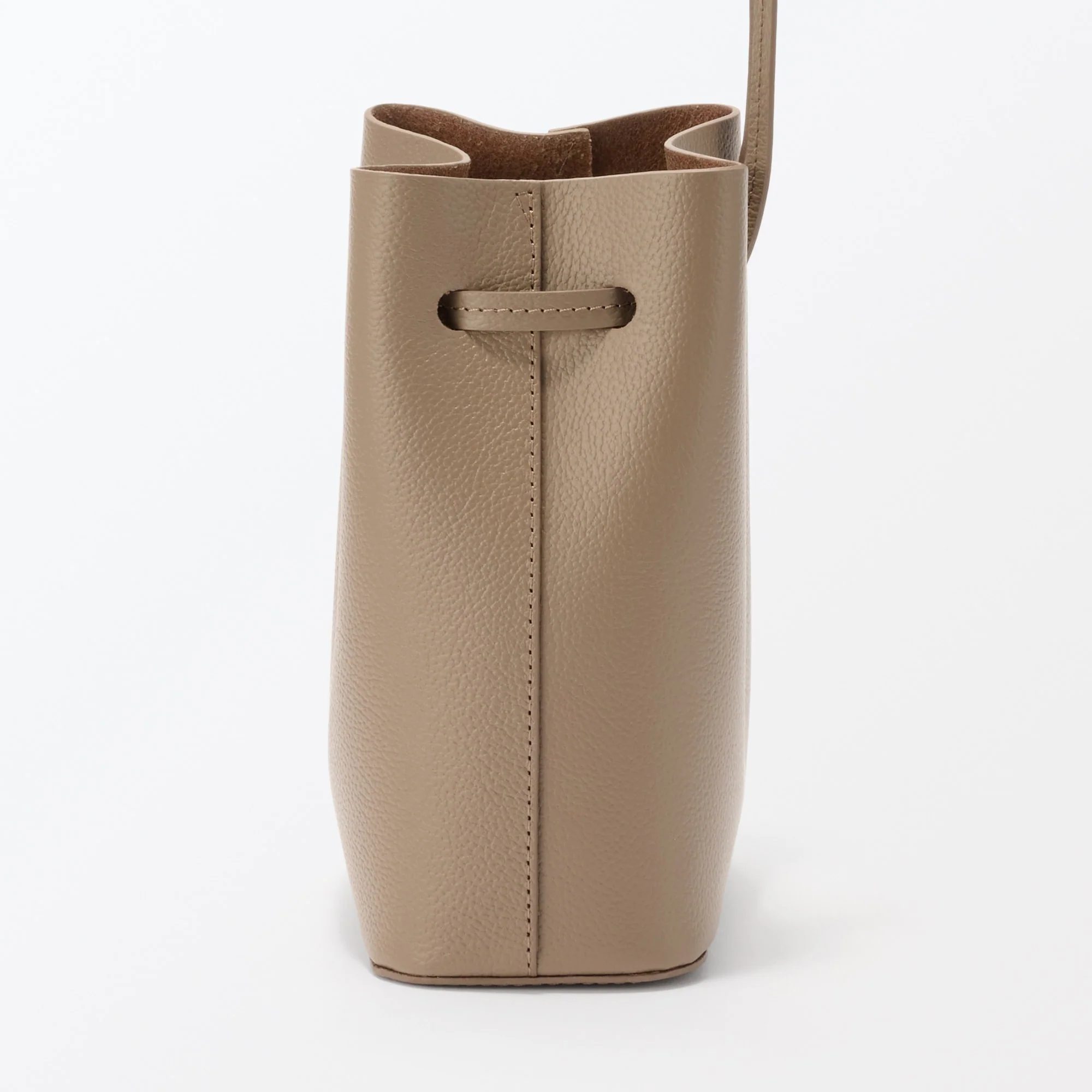 Tanned Leather Drawstring Bag - Image 16
