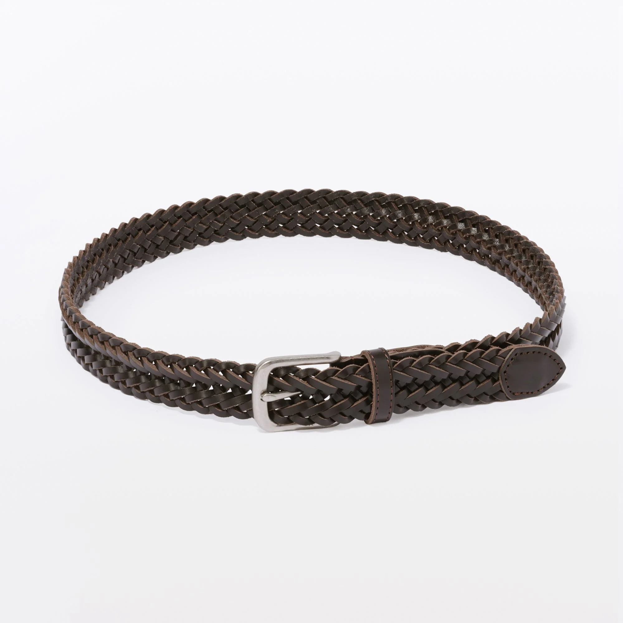 Tanned Leather Hand-Knitted Belt - Image 12