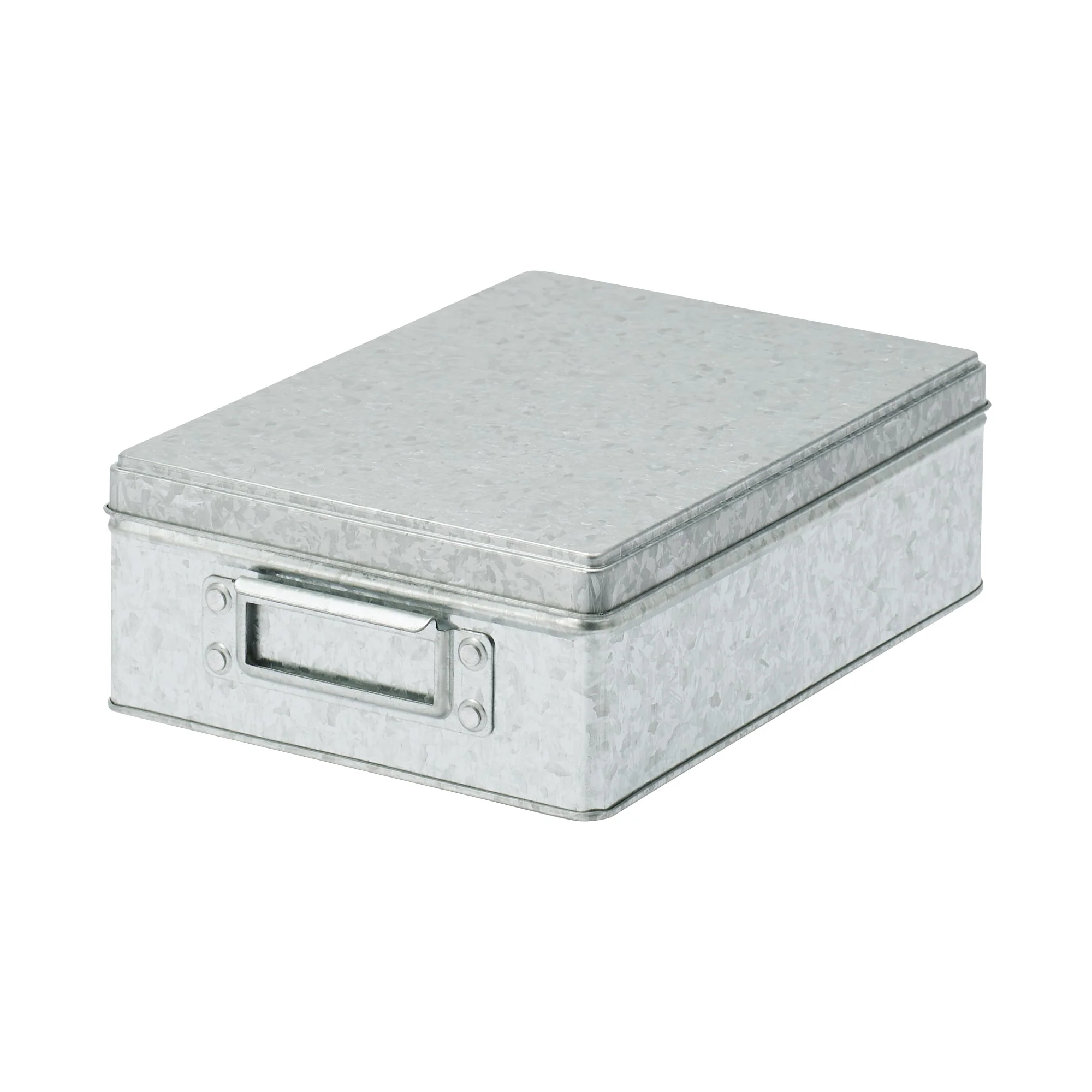 Tin Box - Small (W7.5 x D10.6 x H3.3")