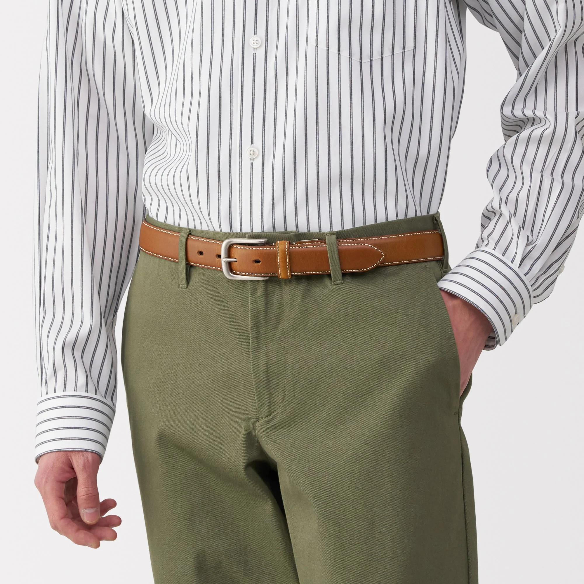 Tanned Leather Adjustable Belt - Image 8