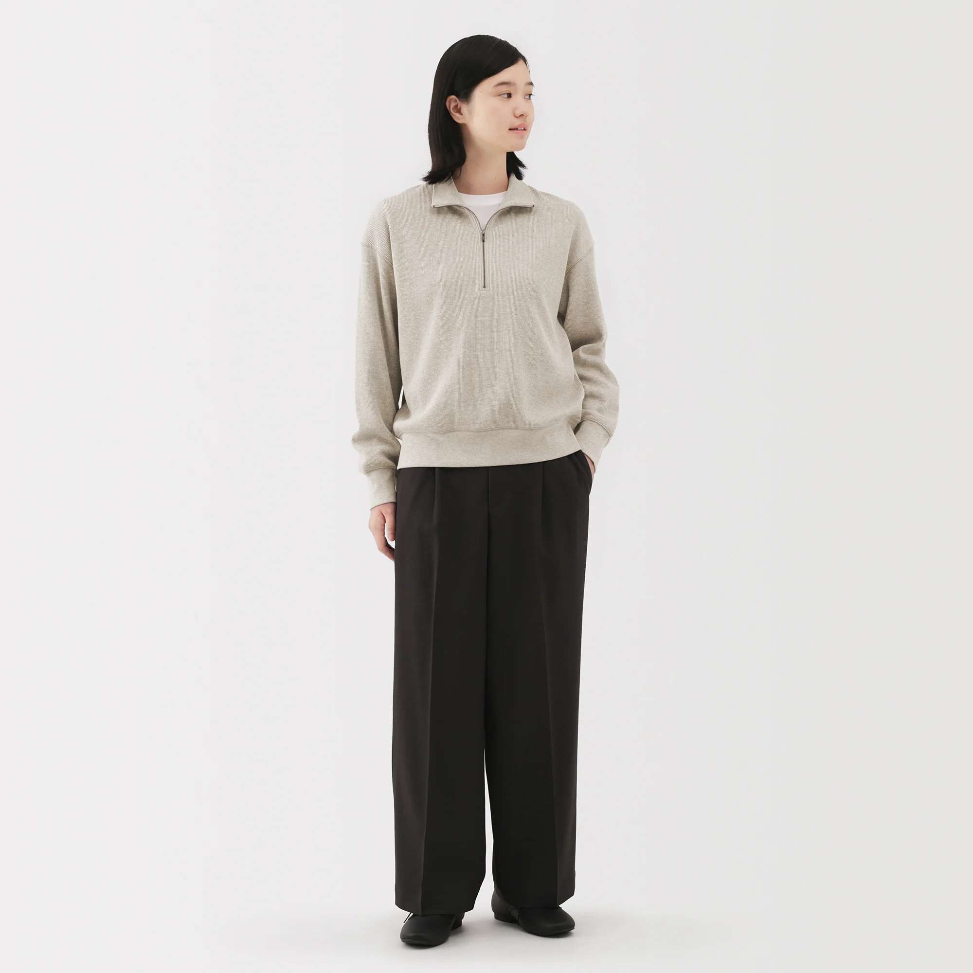 Waffle Half-Zip Pullover - Image 18