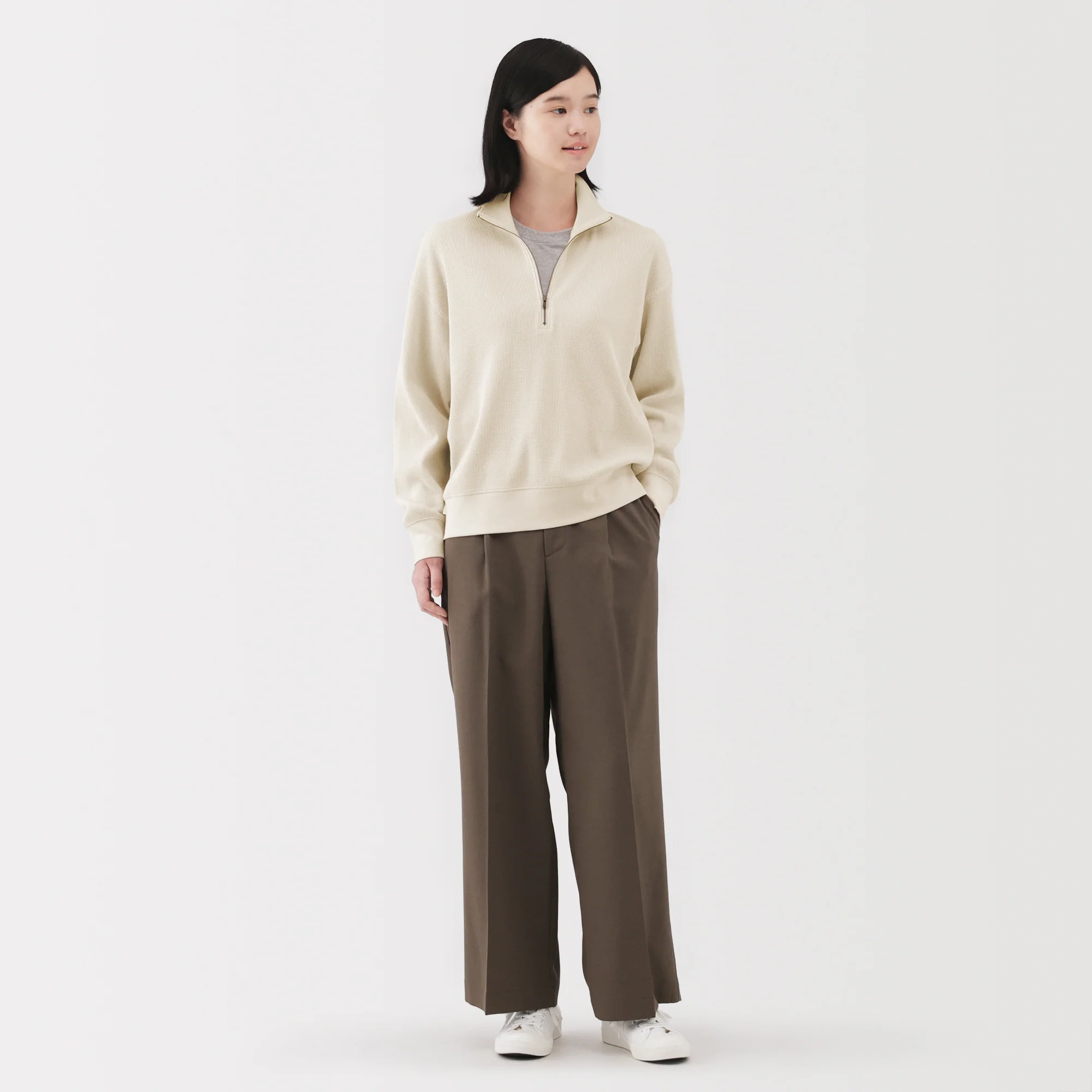 Waffle Half-Zip Pullover - Image 4
