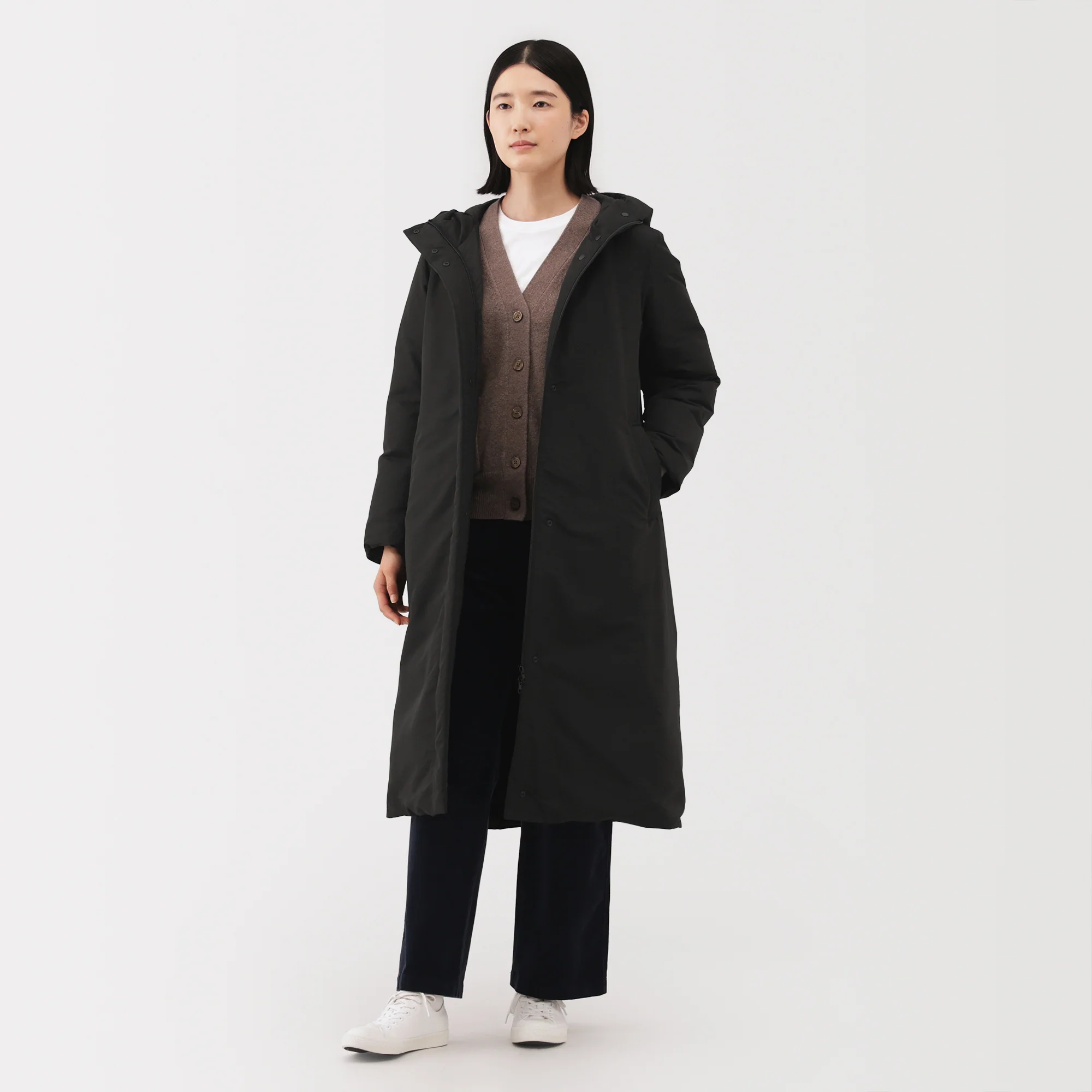 Water-Repellent Down Long Coat - Image 14