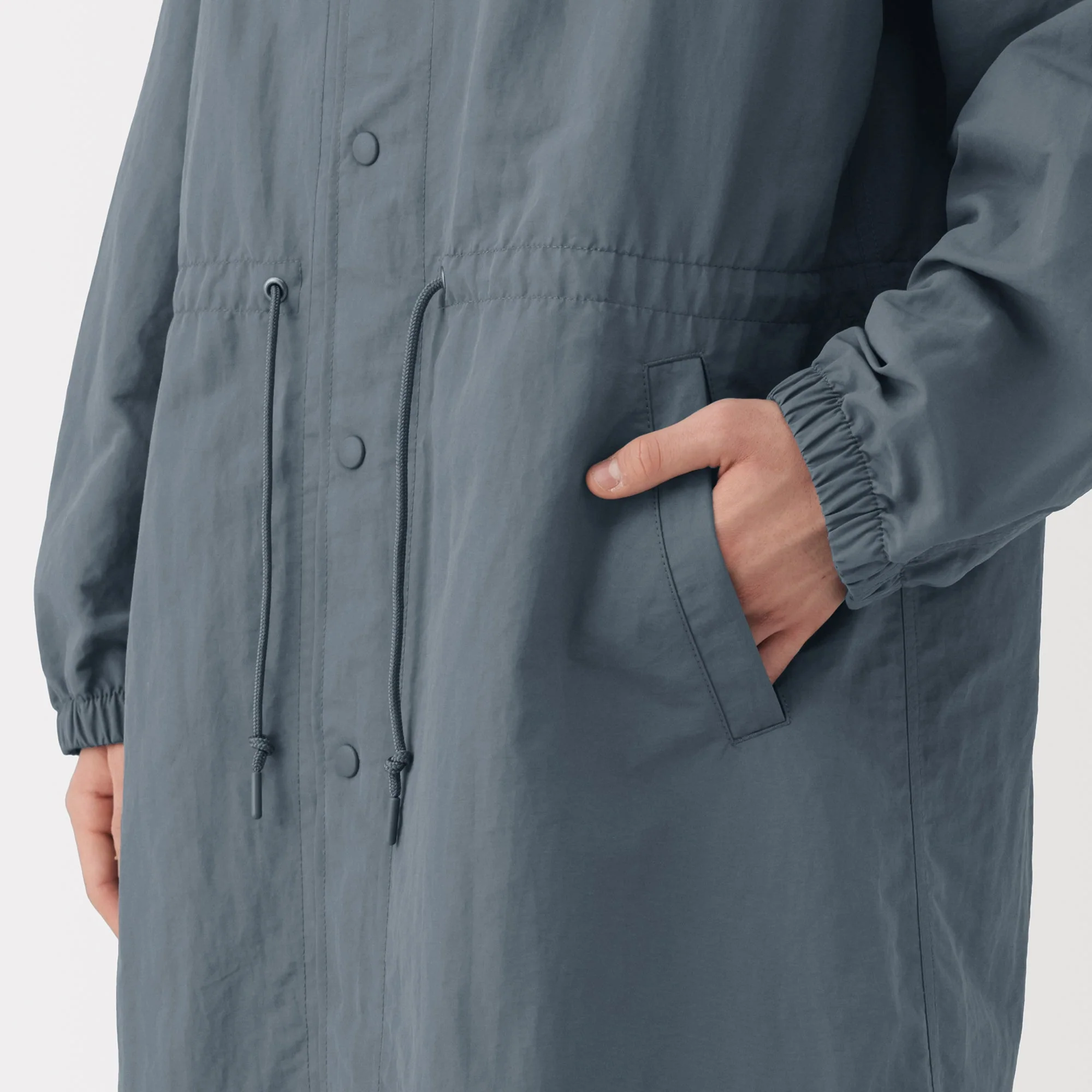 Water Repellent Hooded Coat - Image 8