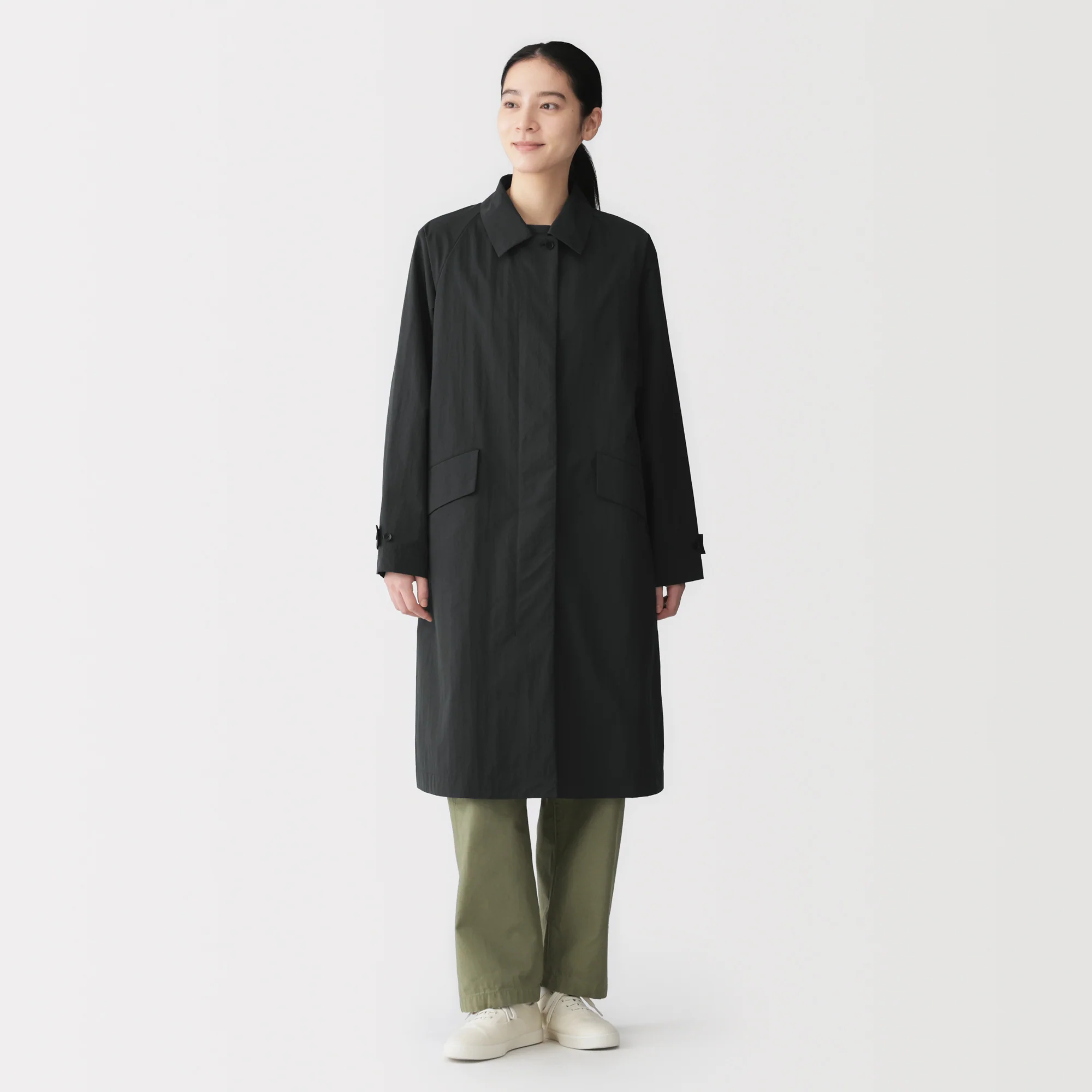 Water Repellent Long Coat - Image 12
