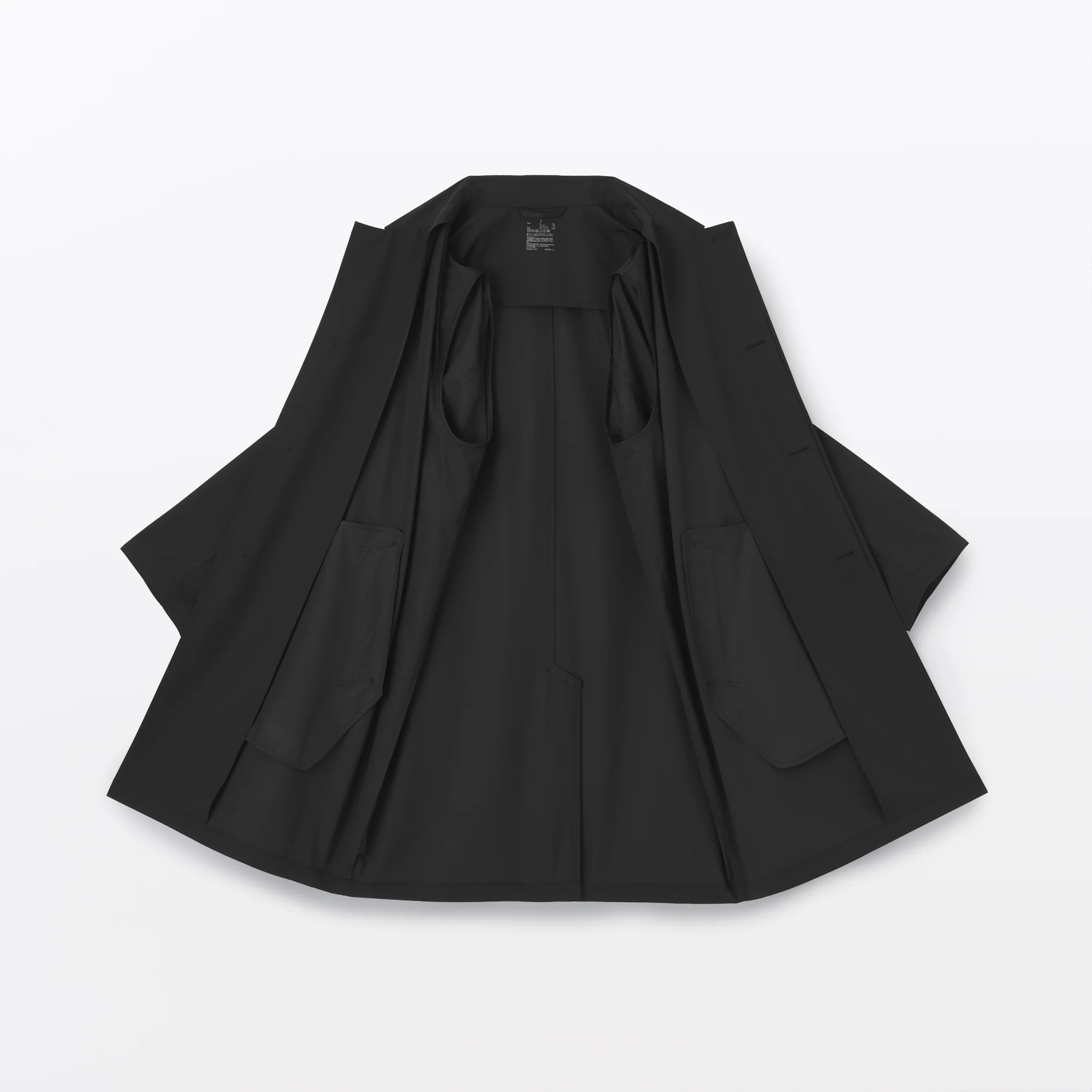Water Repellent Stand Fall Collar Coat - Image 9