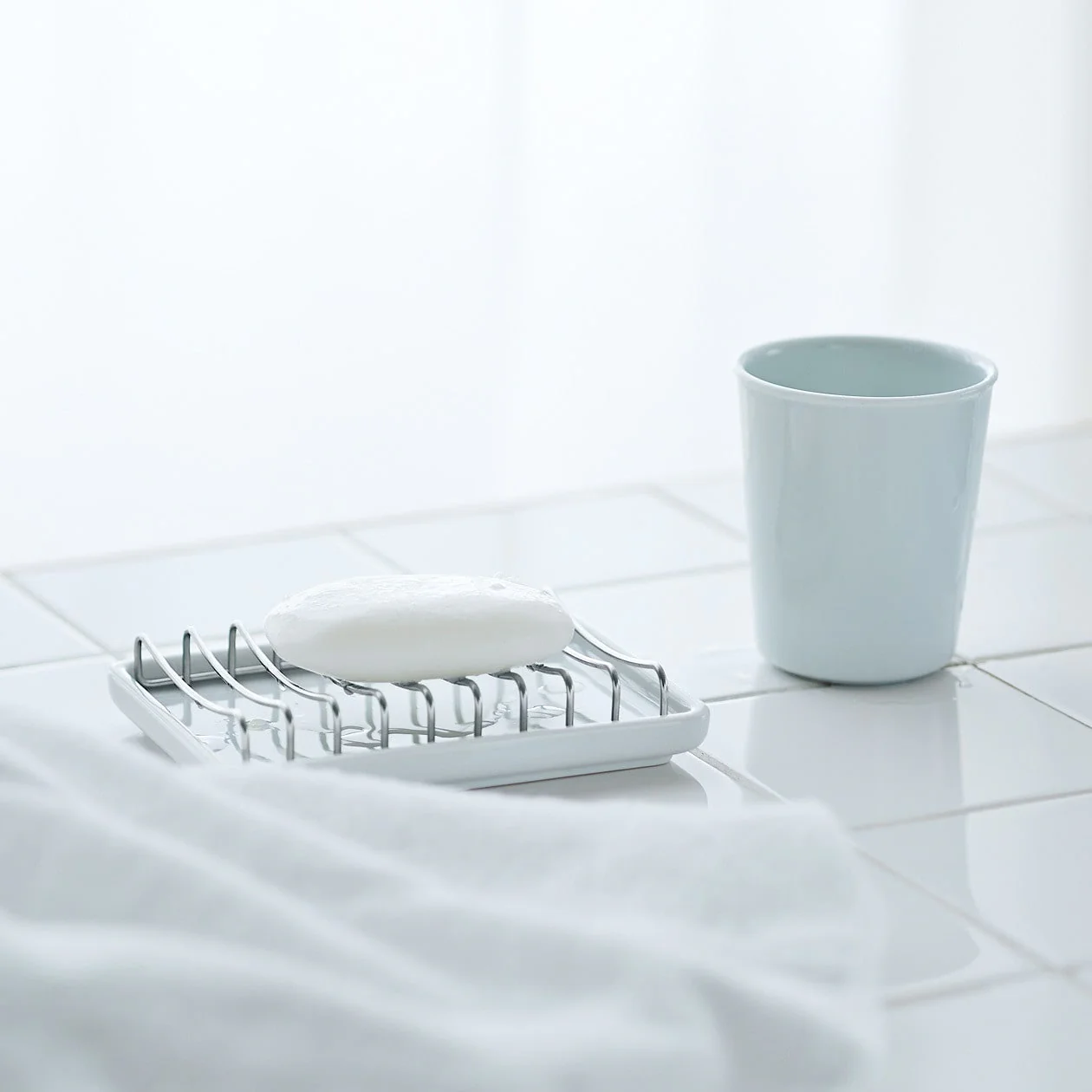 White Porcelain Rectangle Tray