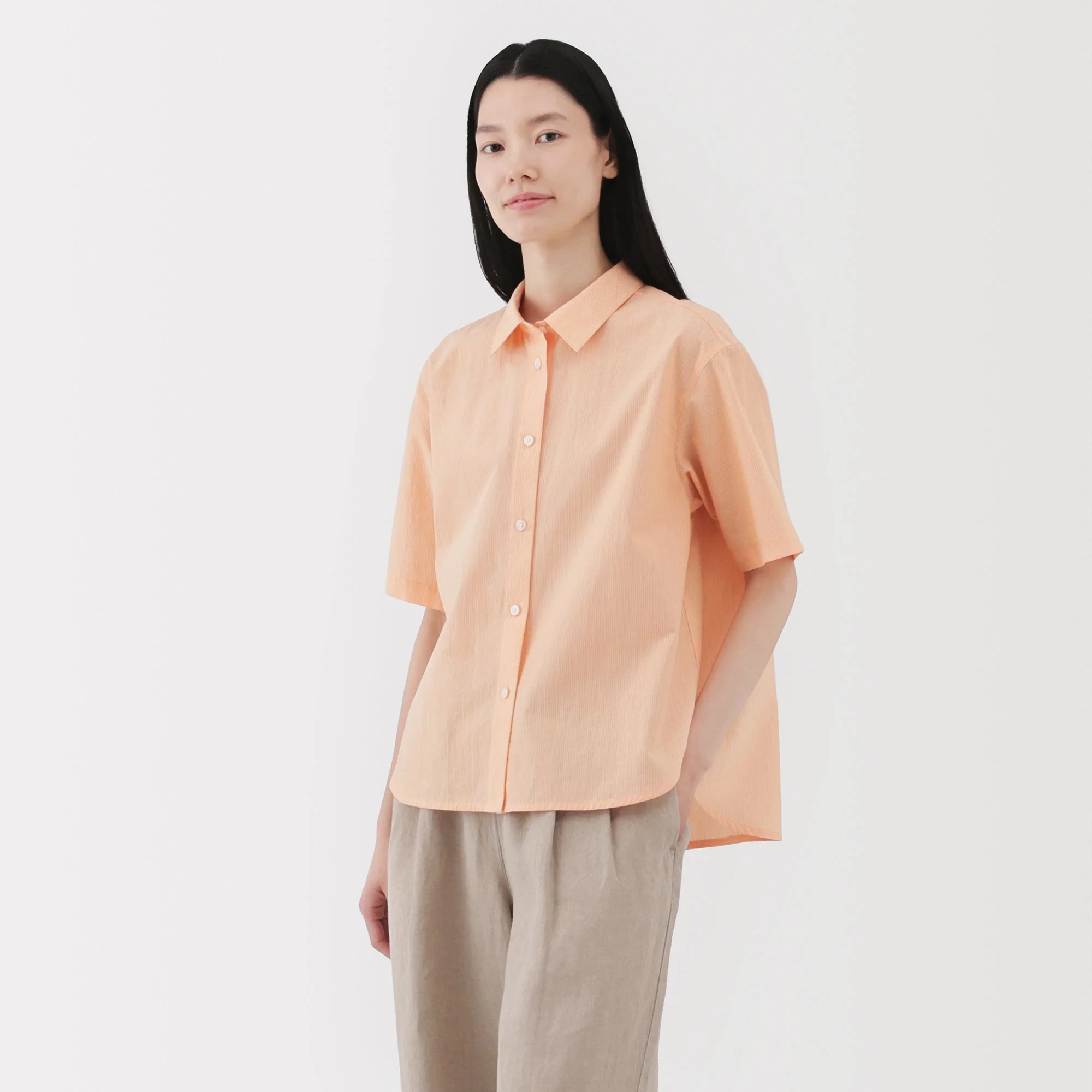 Women's Cool Touch Regular Collar Short Sleeve Shirt - Image 23