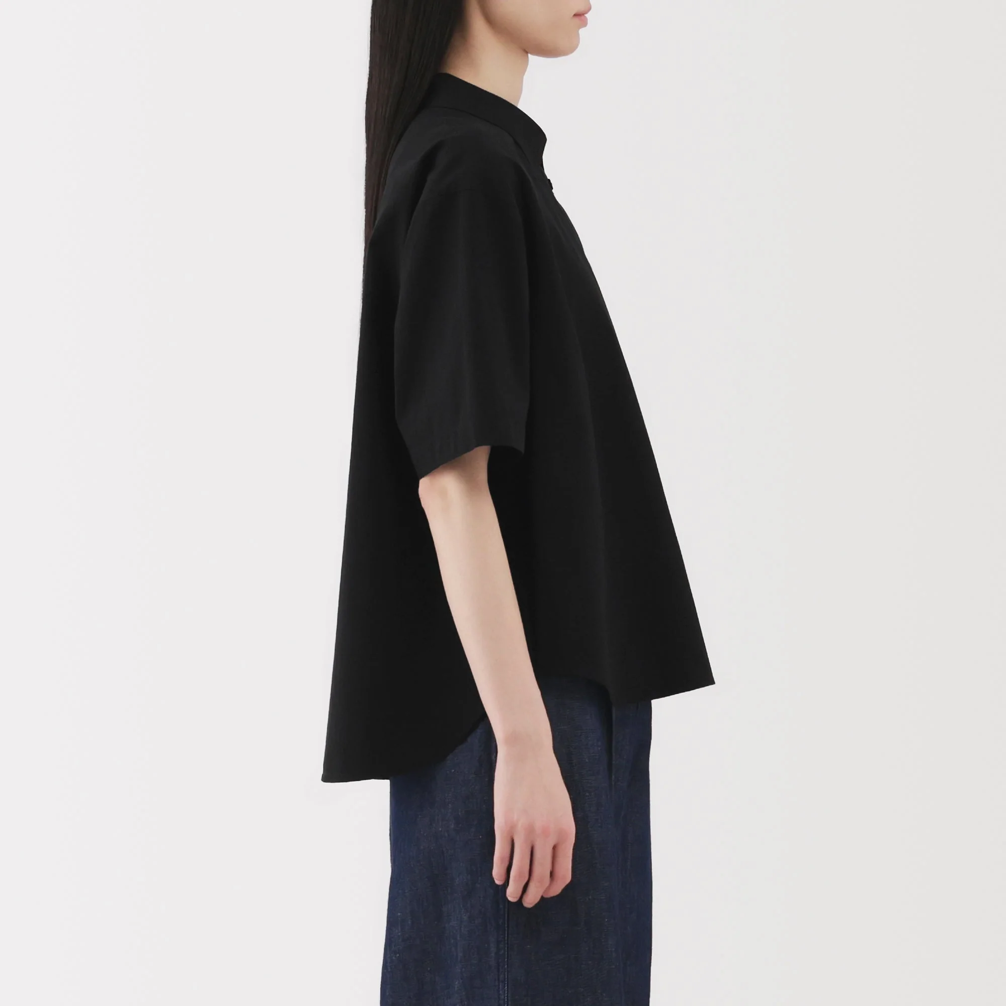 Women's Cool Touch Regular Collar Short Sleeve Shirt - Image 35