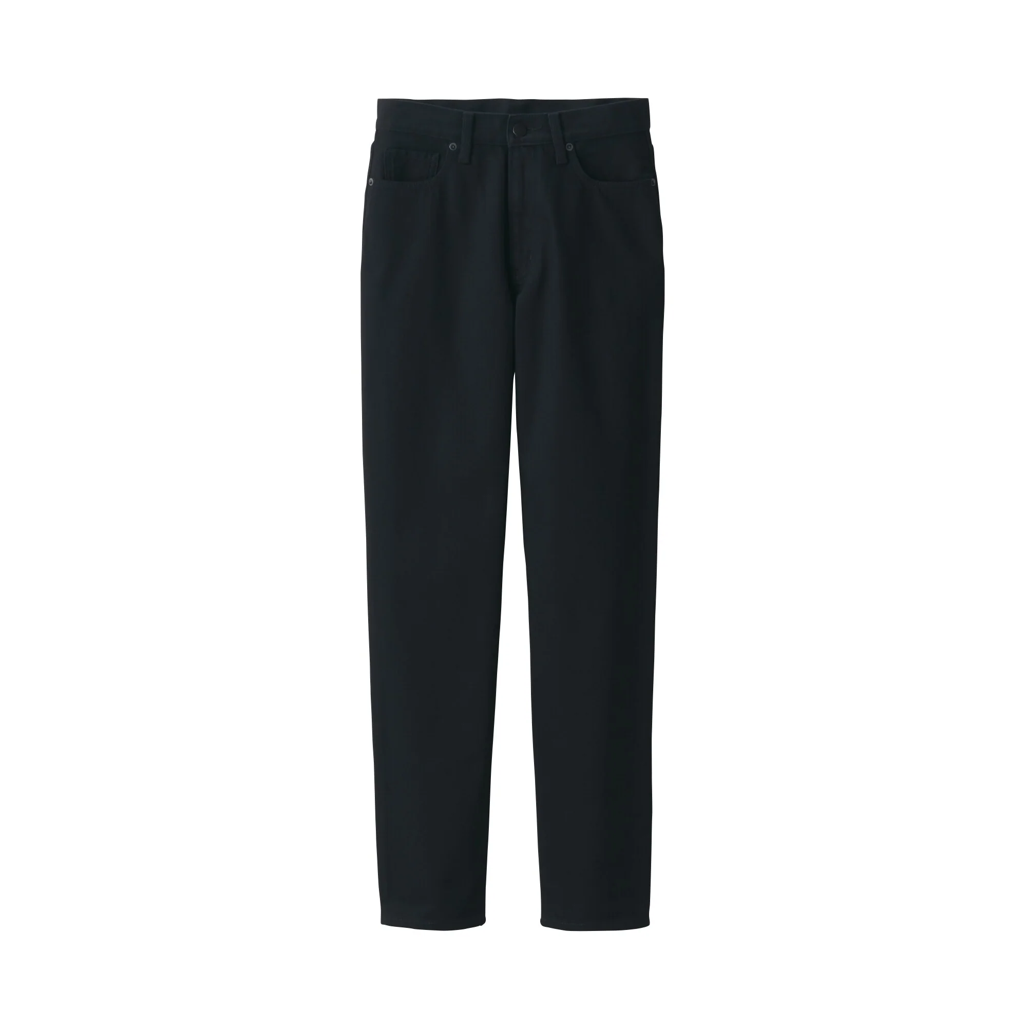 Women's Denim Regular Pants Black (L 30inch / 77cm) - Image 3