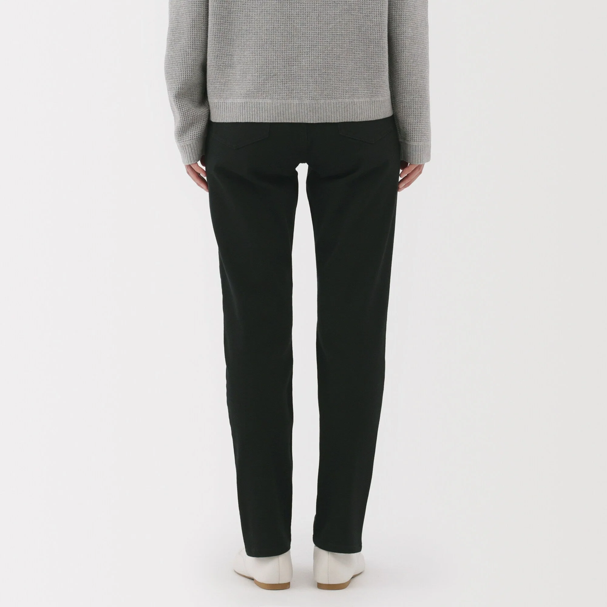Women's Denim Slim Straight Pants - Image 6