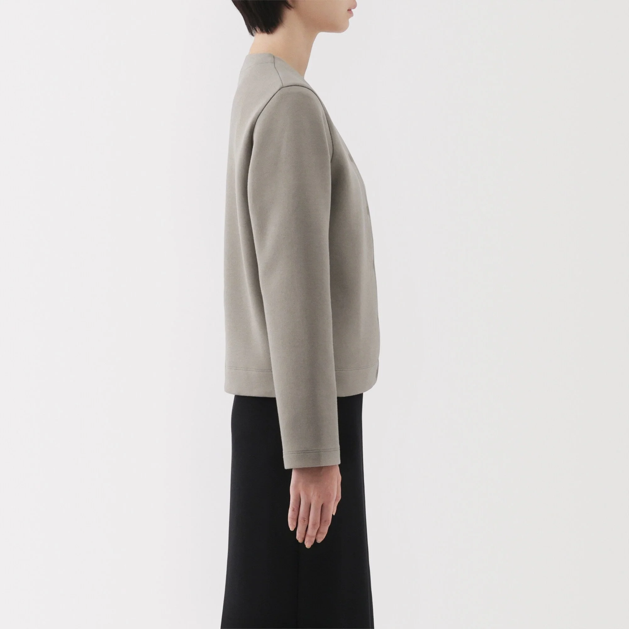 Women's Double Knitted Sweatshirt Cardigan - Image 26