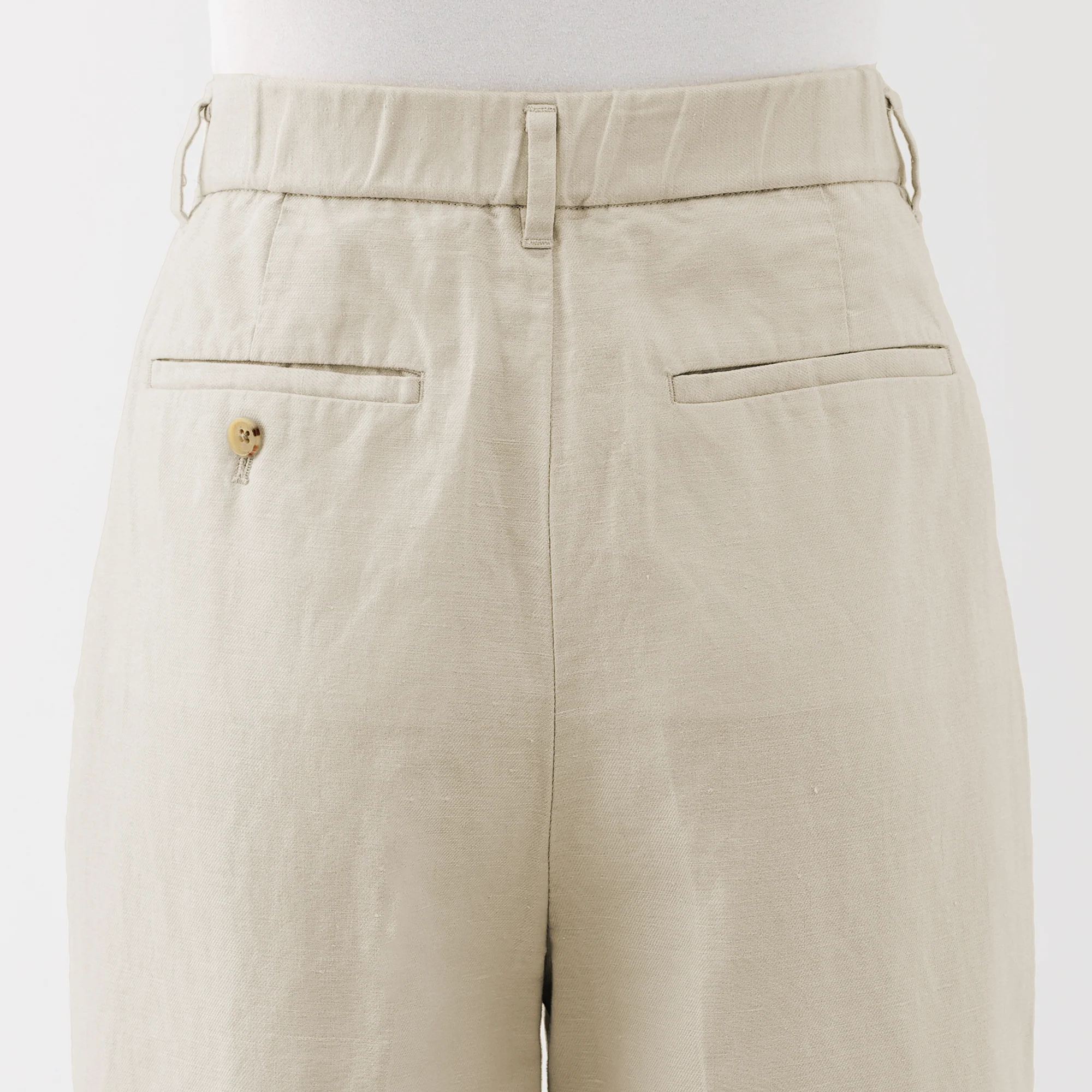 Women's Hemp Blend Twill Darted Wide Pants - Image 17