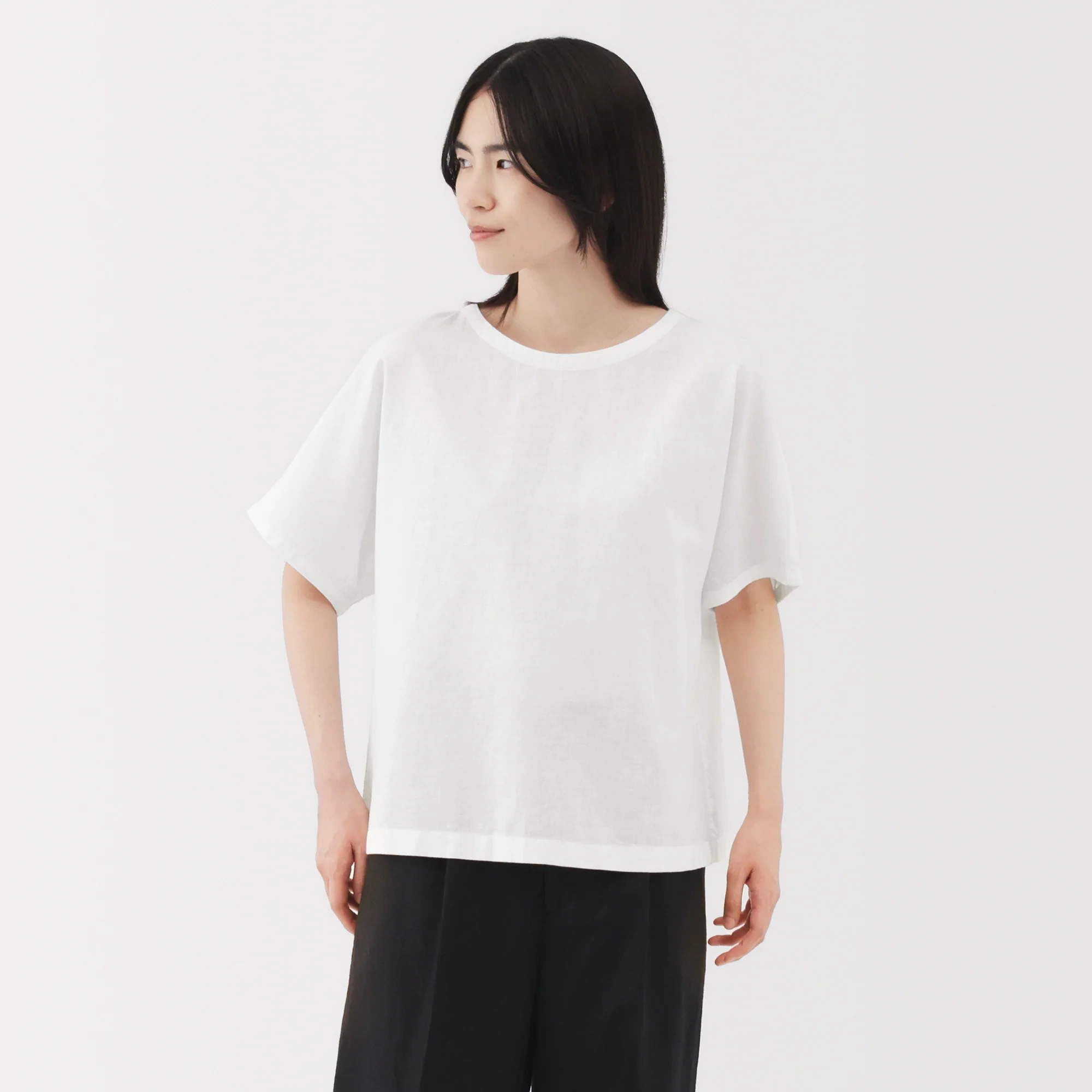 Women's Hemp Cotton Short Sleeve Blouse - Image 32