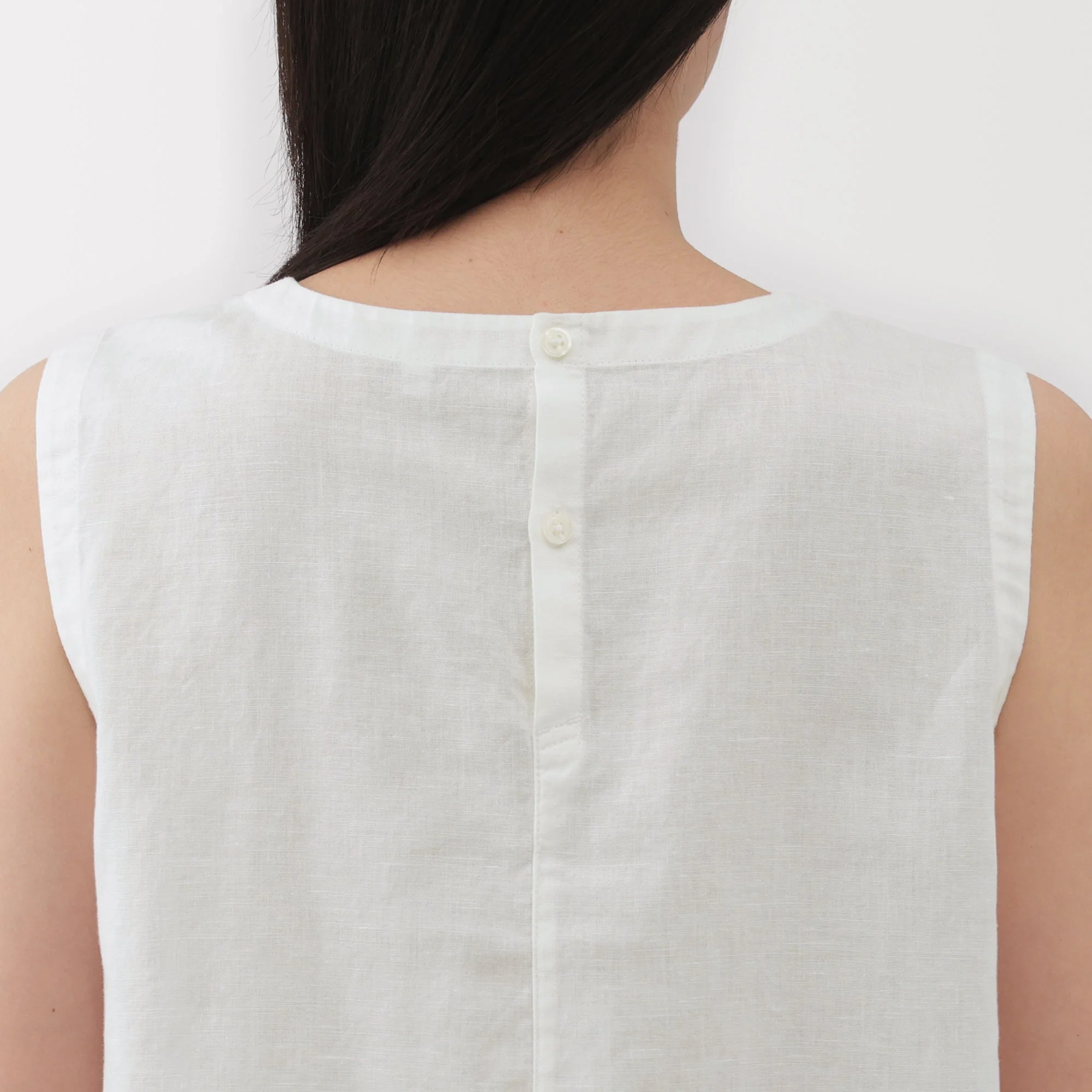 Women's Hemp Cotton Sleeveless Blouse - Image 16