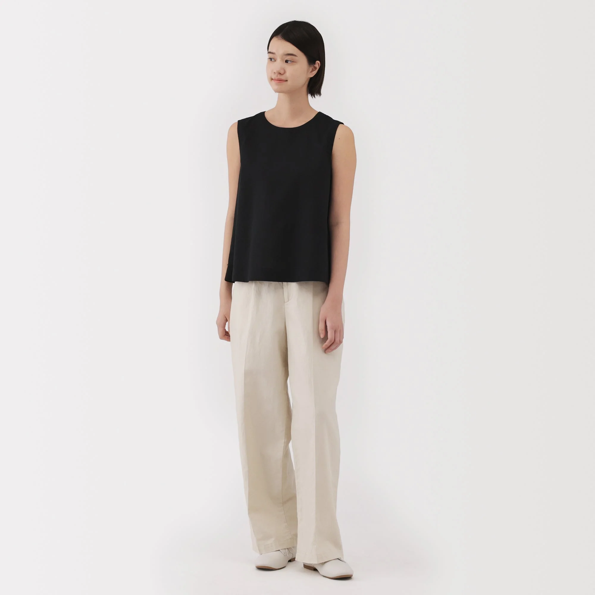 Women's Hemp Cotton Sleeveless Blouse - Image 21