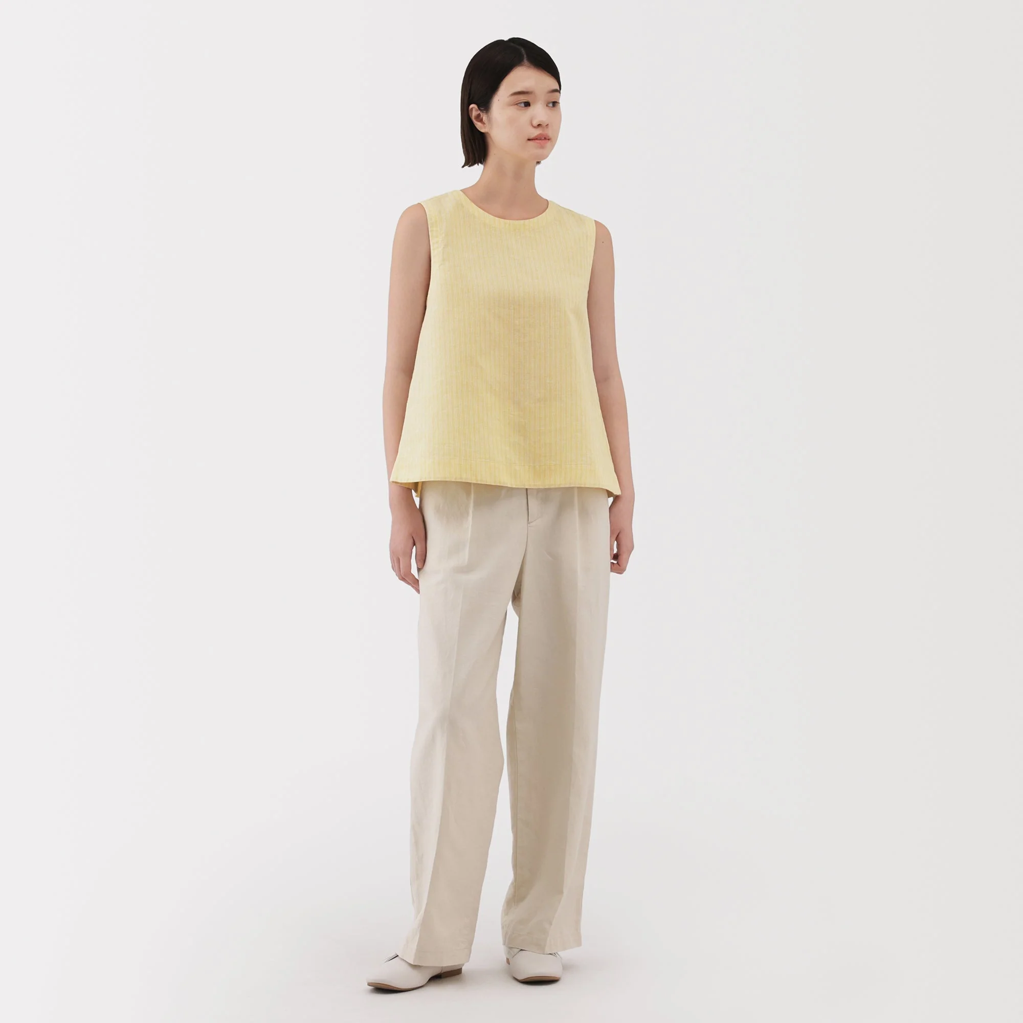 Women's Hemp Cotton Sleeveless Blouse - Image 29